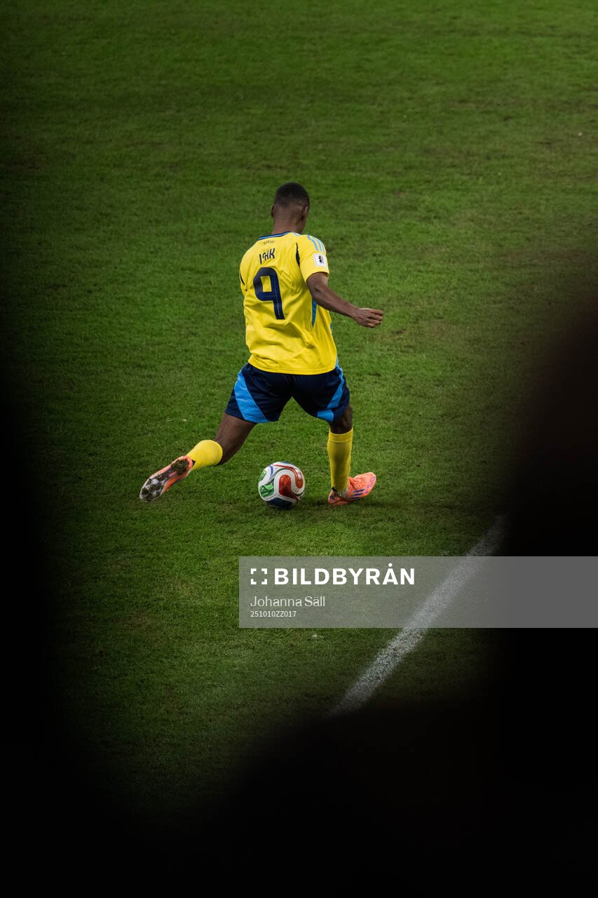 Alexander Isak of Sweden