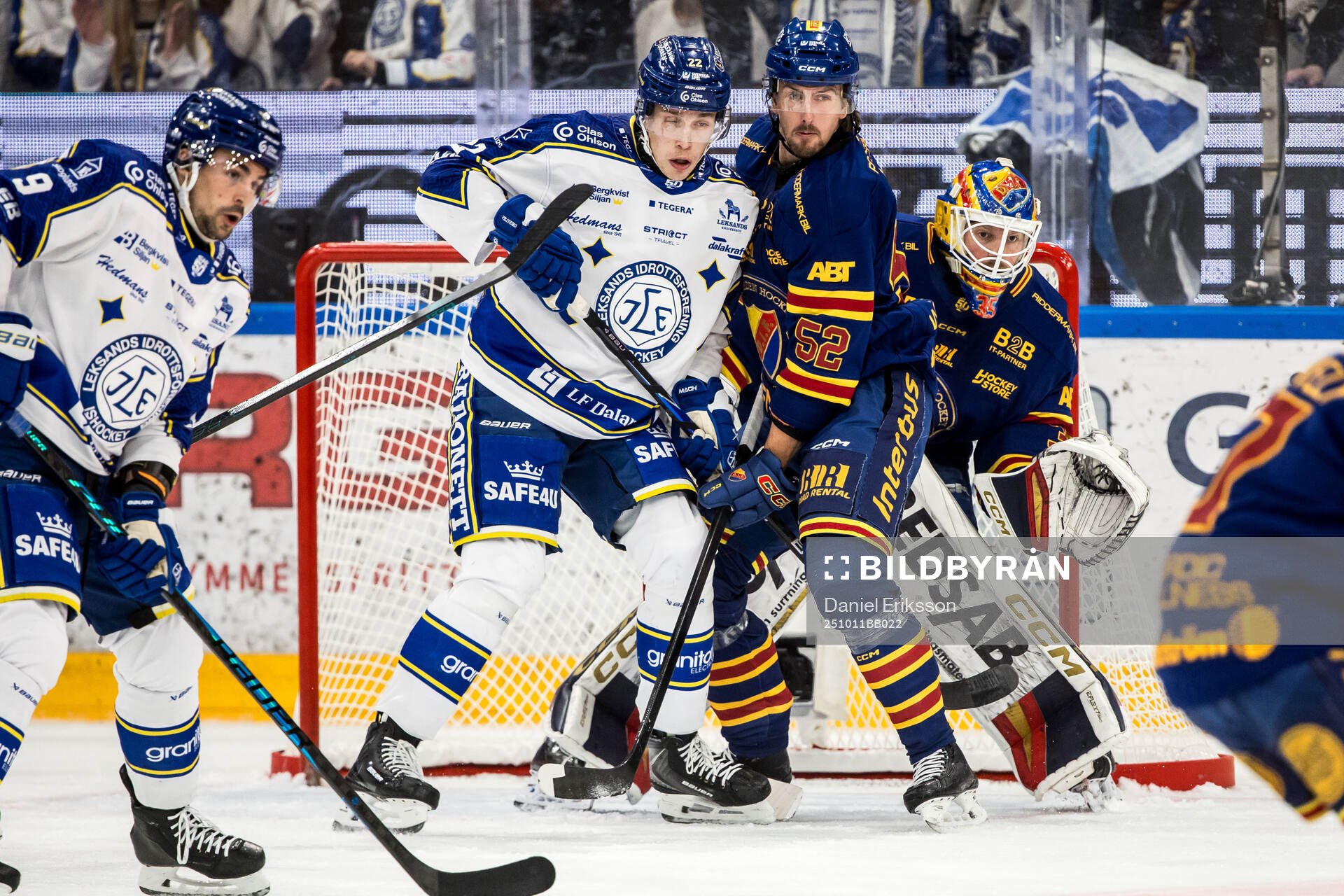 Leksands Lukas Vejdemo och Djurgårdens Philip Holm och