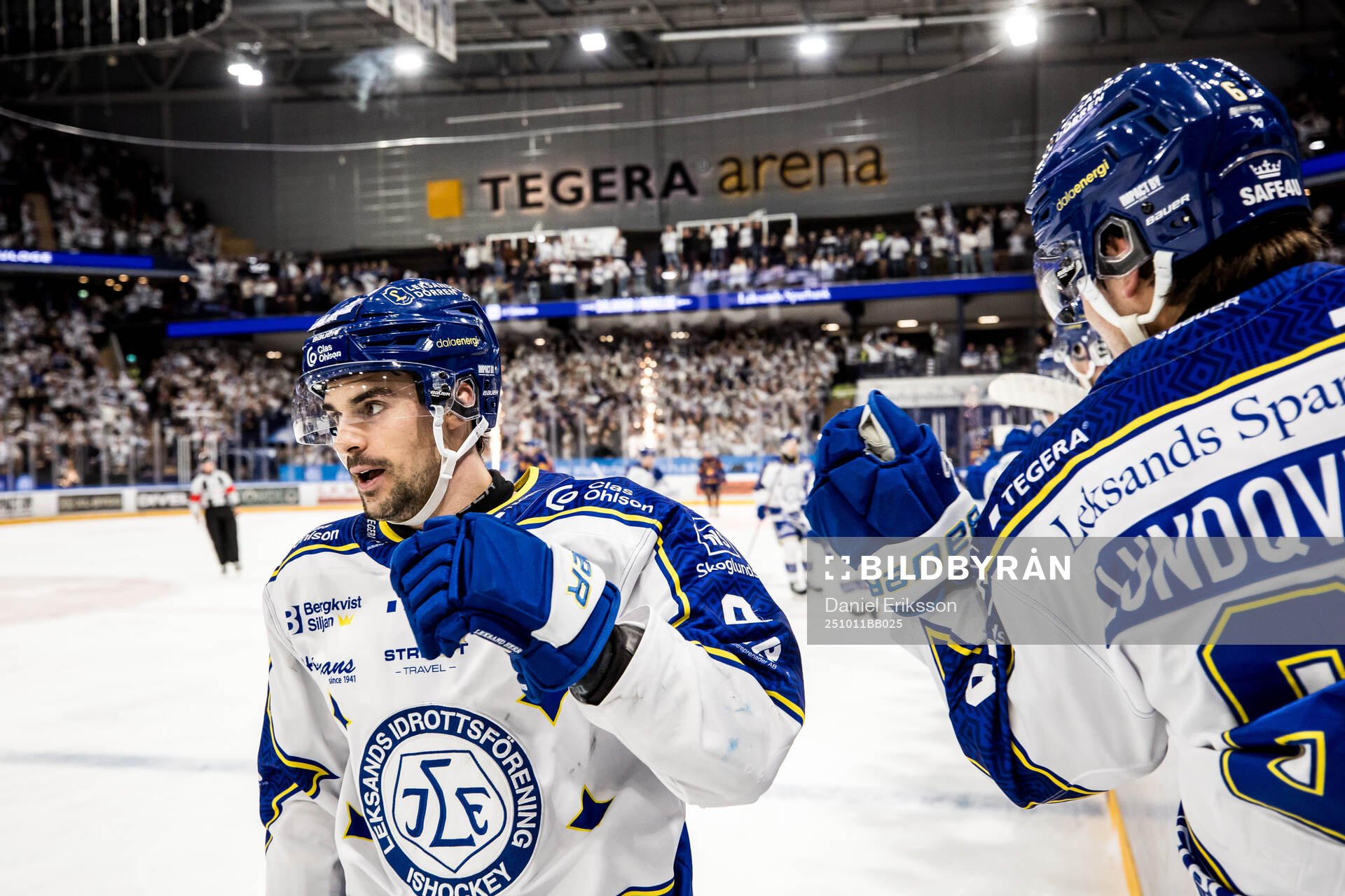 Leksands Gabriel Fortier jublar