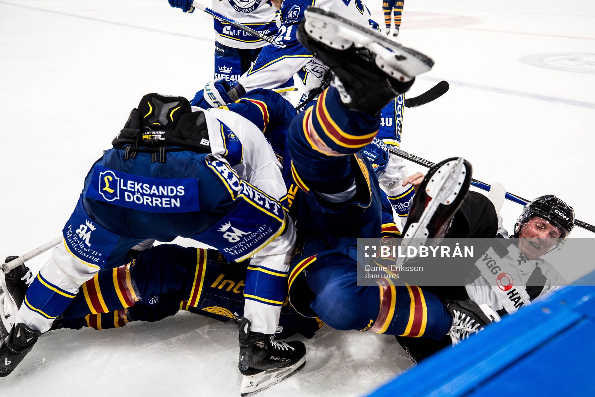 Leksands Marcus Karlberg och Djurgårdens Gustav Lindström