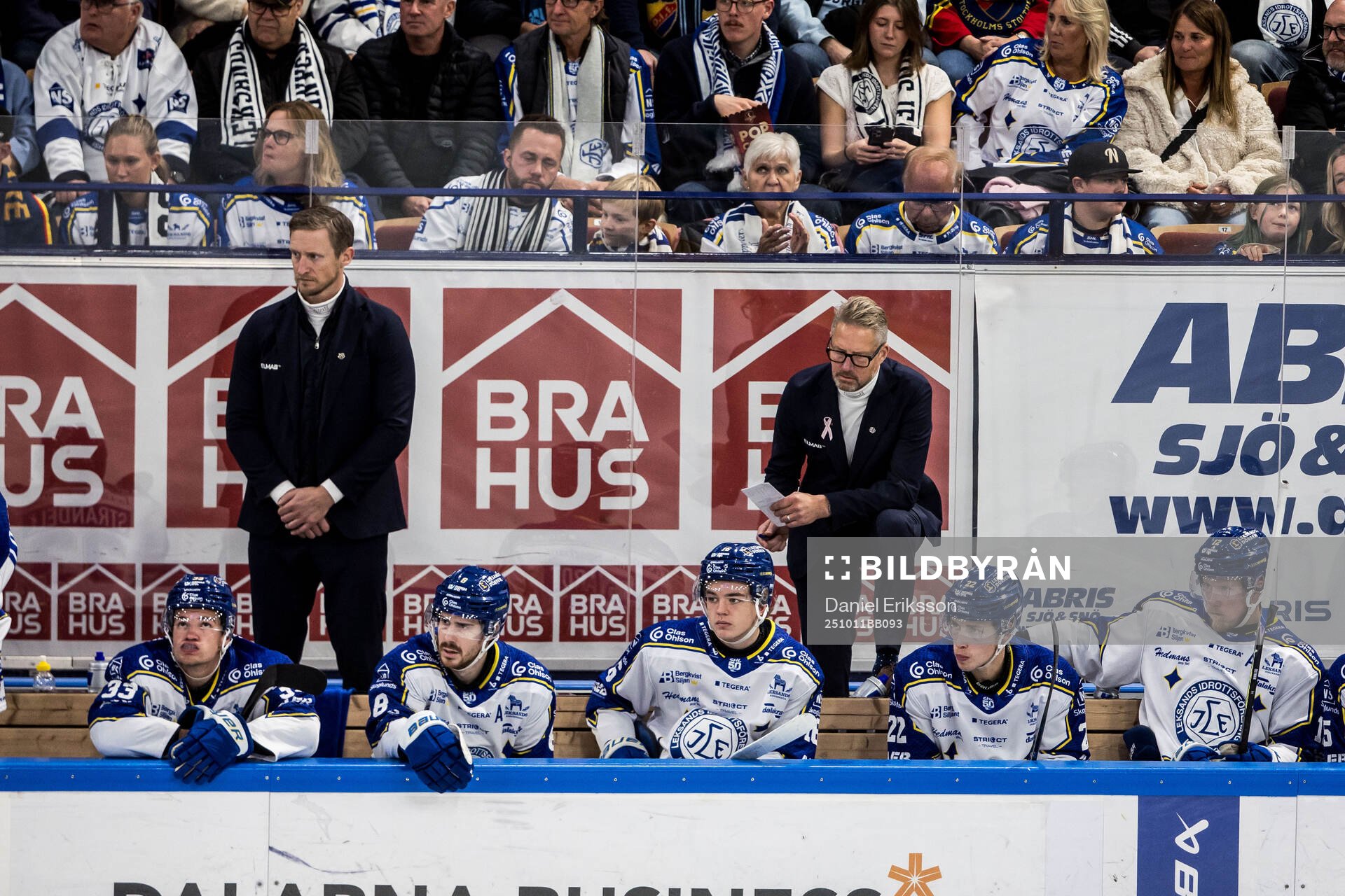 Leksands assisterande tränare Niklas Persson och tränare