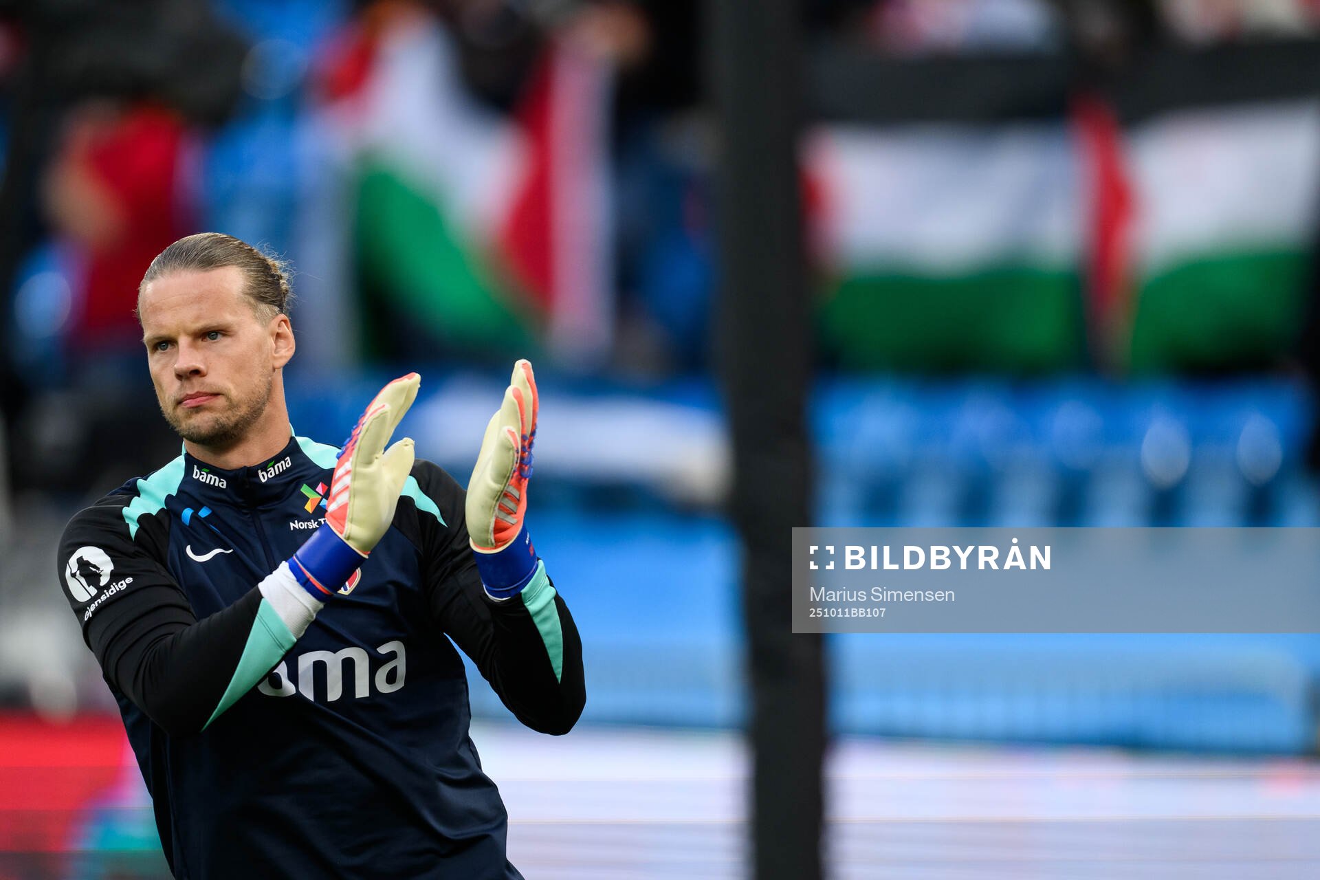 goalkeeper Ørjan Nyland of Norway
