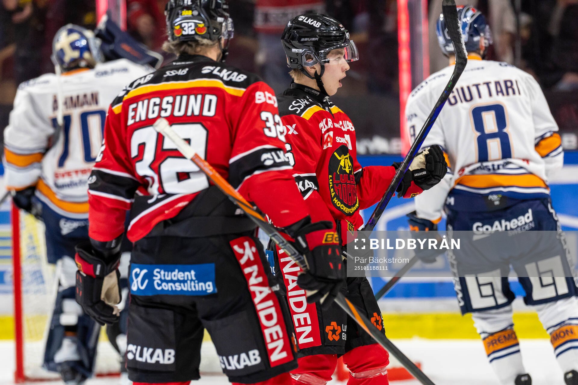Luleås Isac Hedqvist jublar