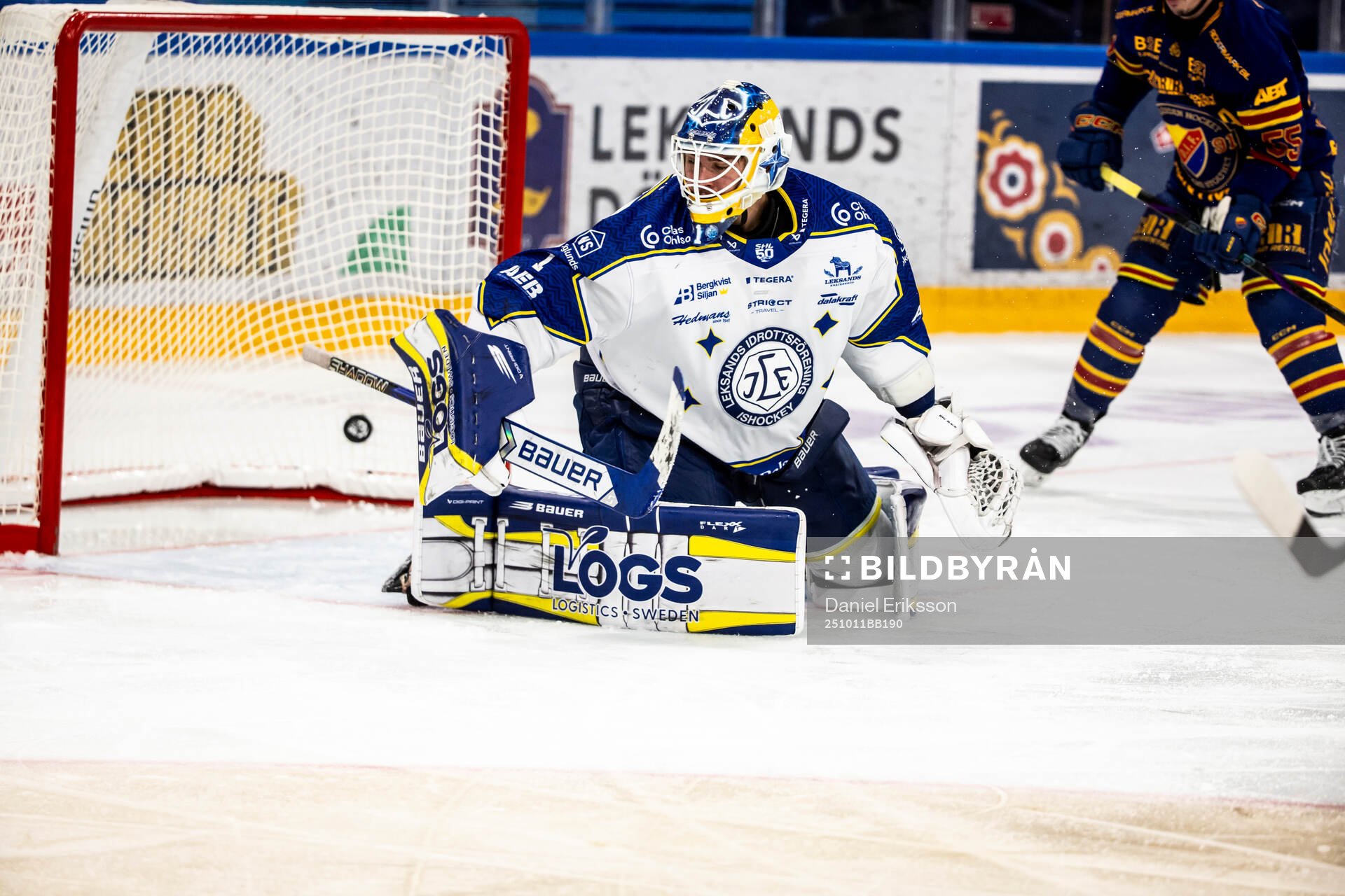 Leksands målvakt Marcus Gidlöf