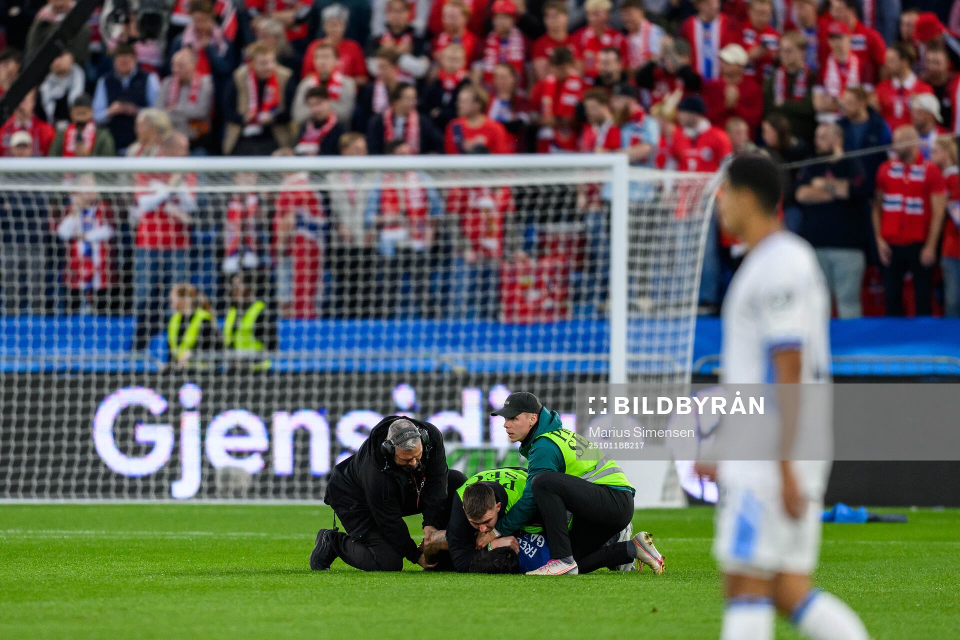 A pitch invader