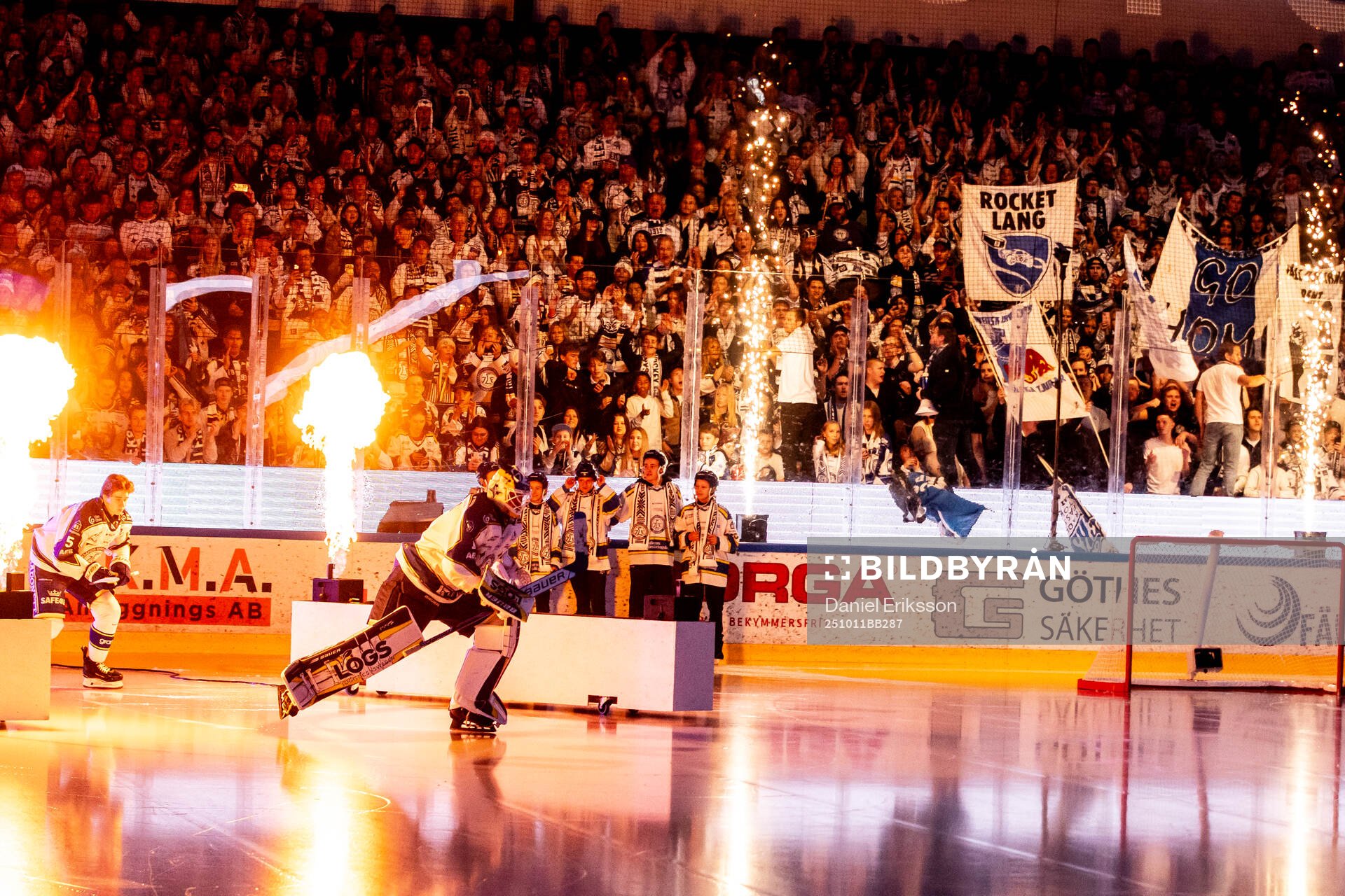 Leksands målvakt Marcus Gidlöf