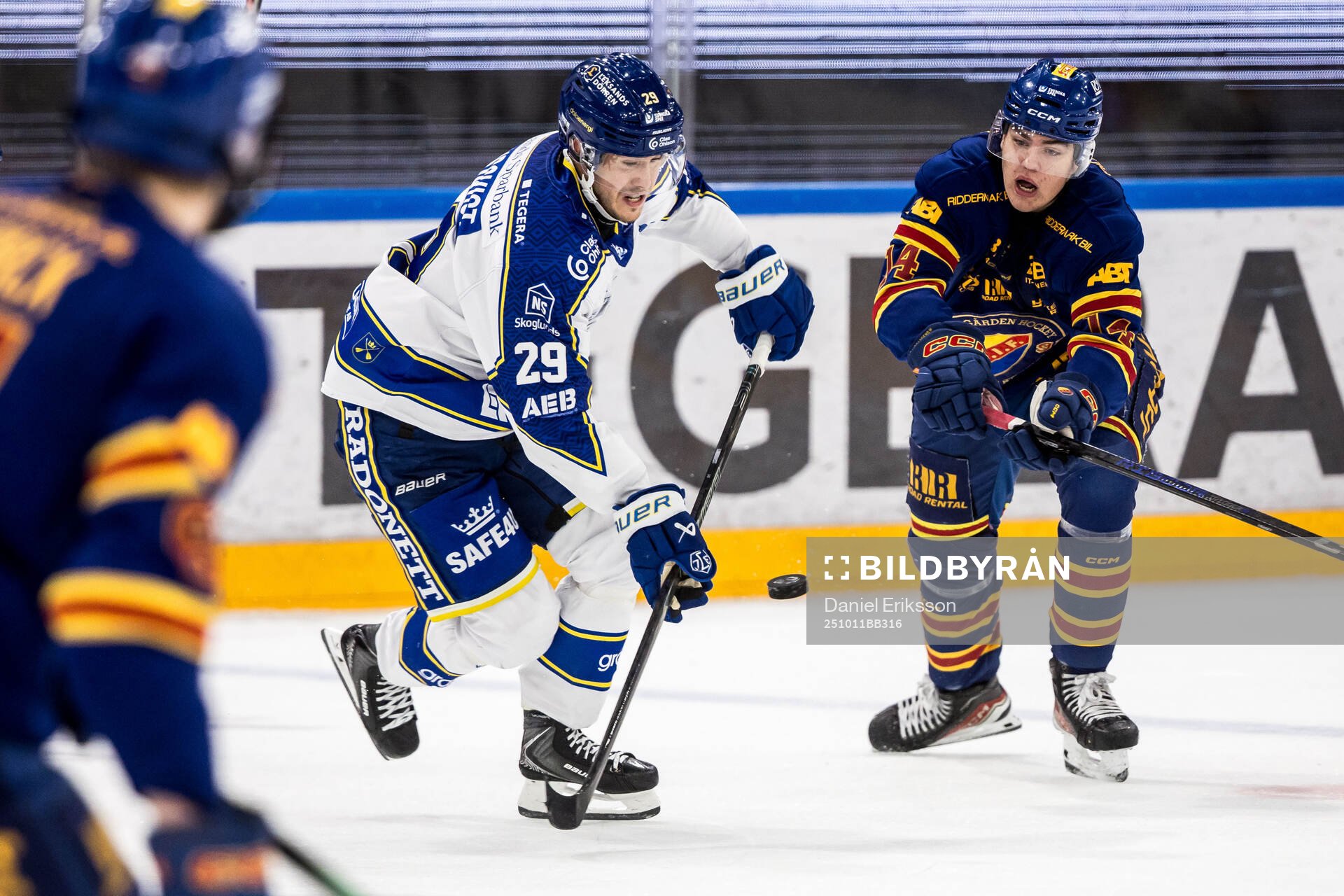 Leksands Michael Lindqvist och Djurgårdens Anton Frondell