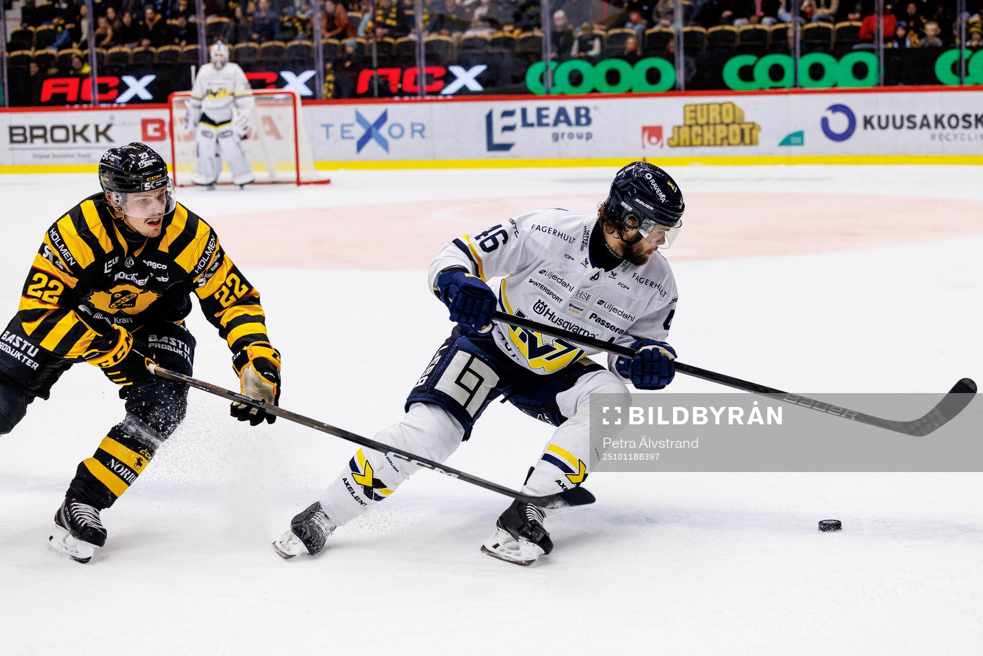 Skellefteås Andreas Johnson och HV71s Joona Luoto
