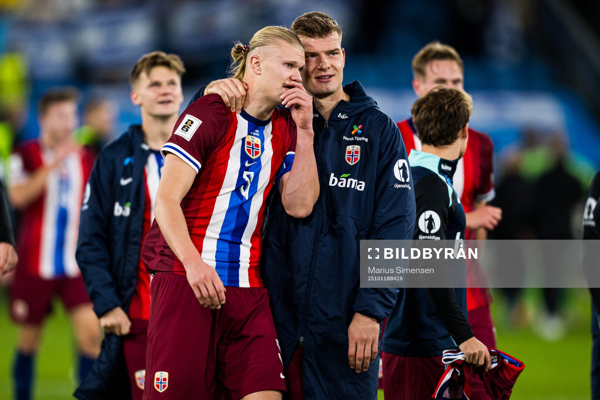 Erling Braut Haaland and Alexander Sørloth