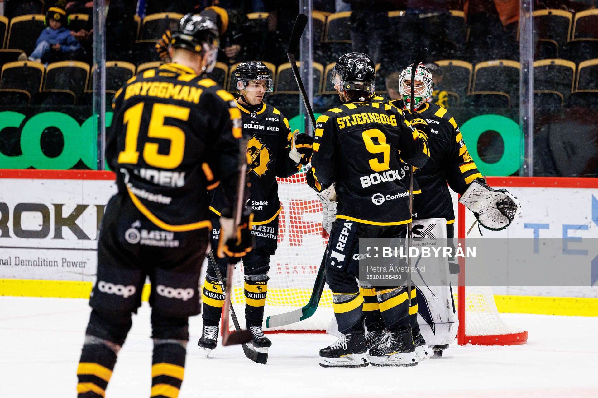 Skellefteås spelare jublar