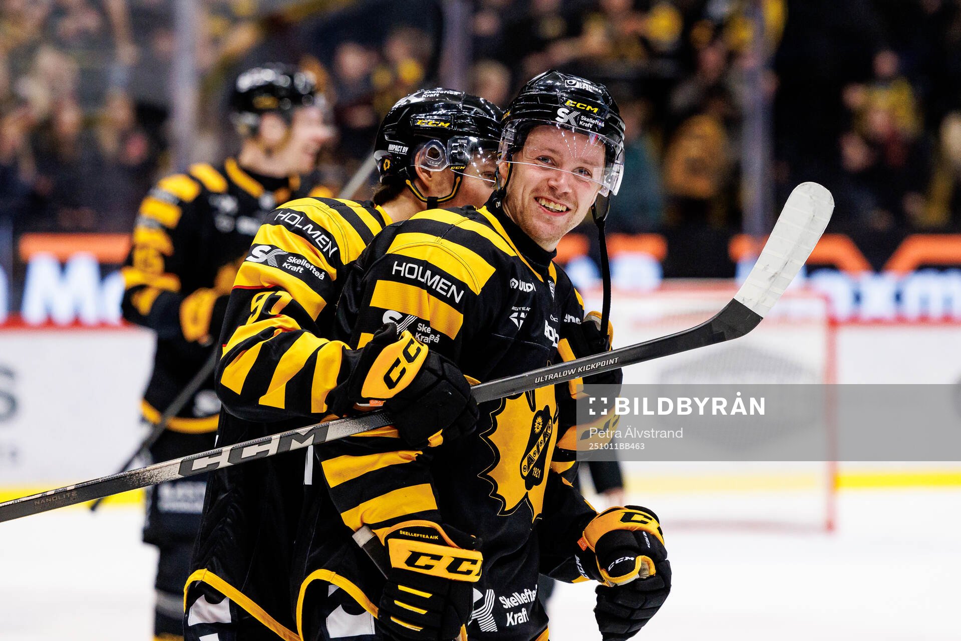 Skellefteås spelare jublar