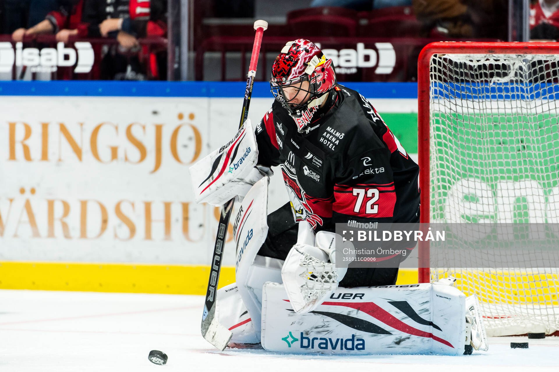 Malmö Redhawks målvakt Daniel Marmenlind