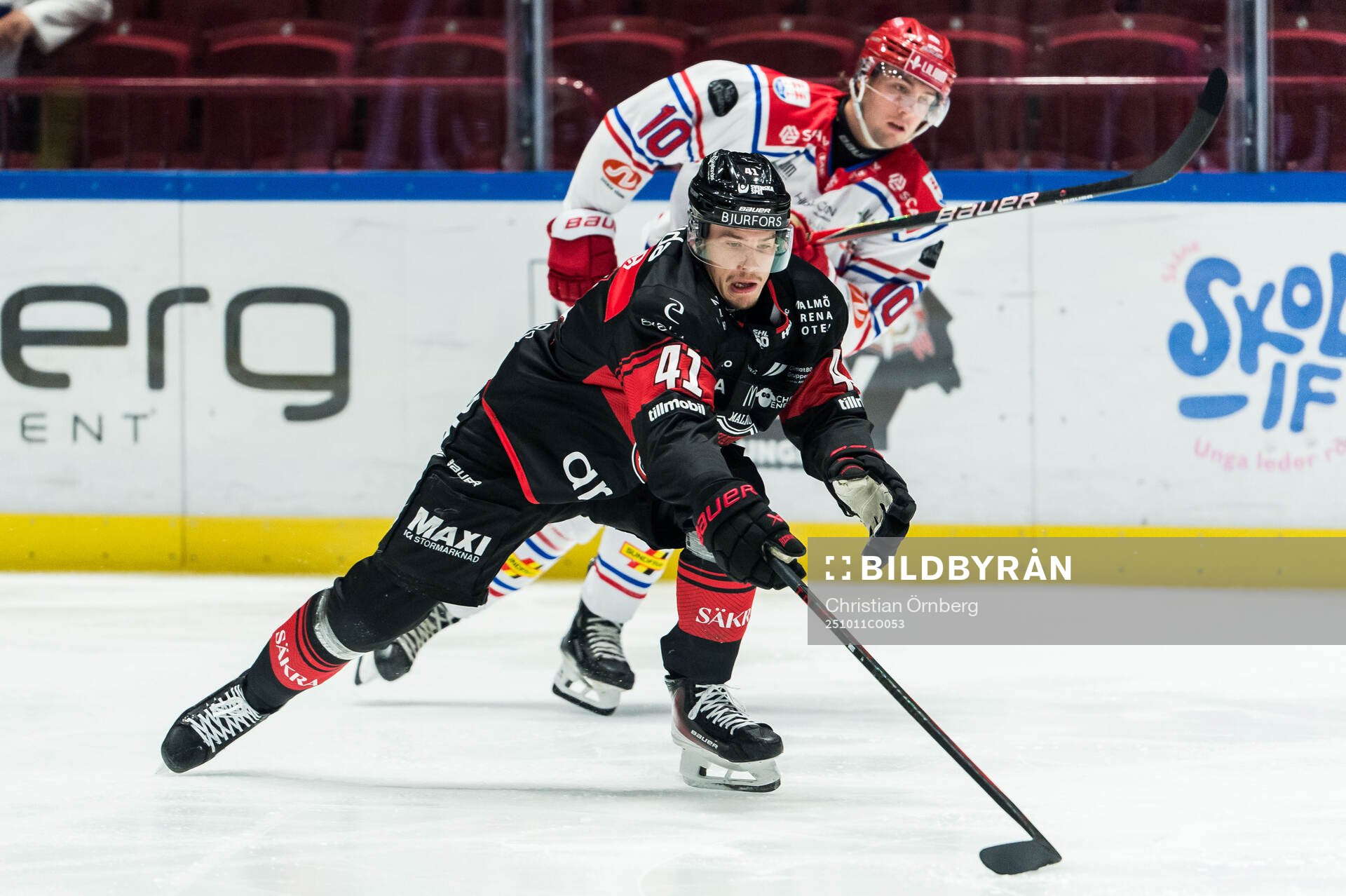 Malmö Redhawks Joseph Berger och Timrås David Lilja
