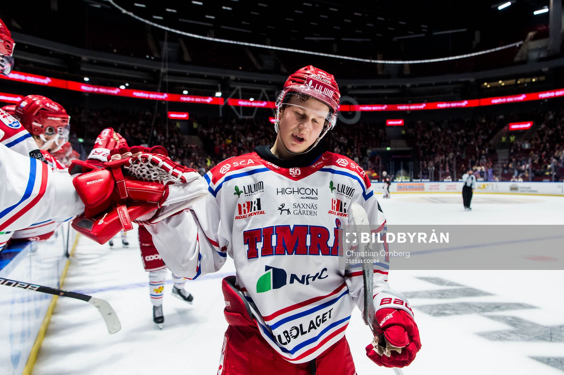 Timrås Eddie Genborg jublar