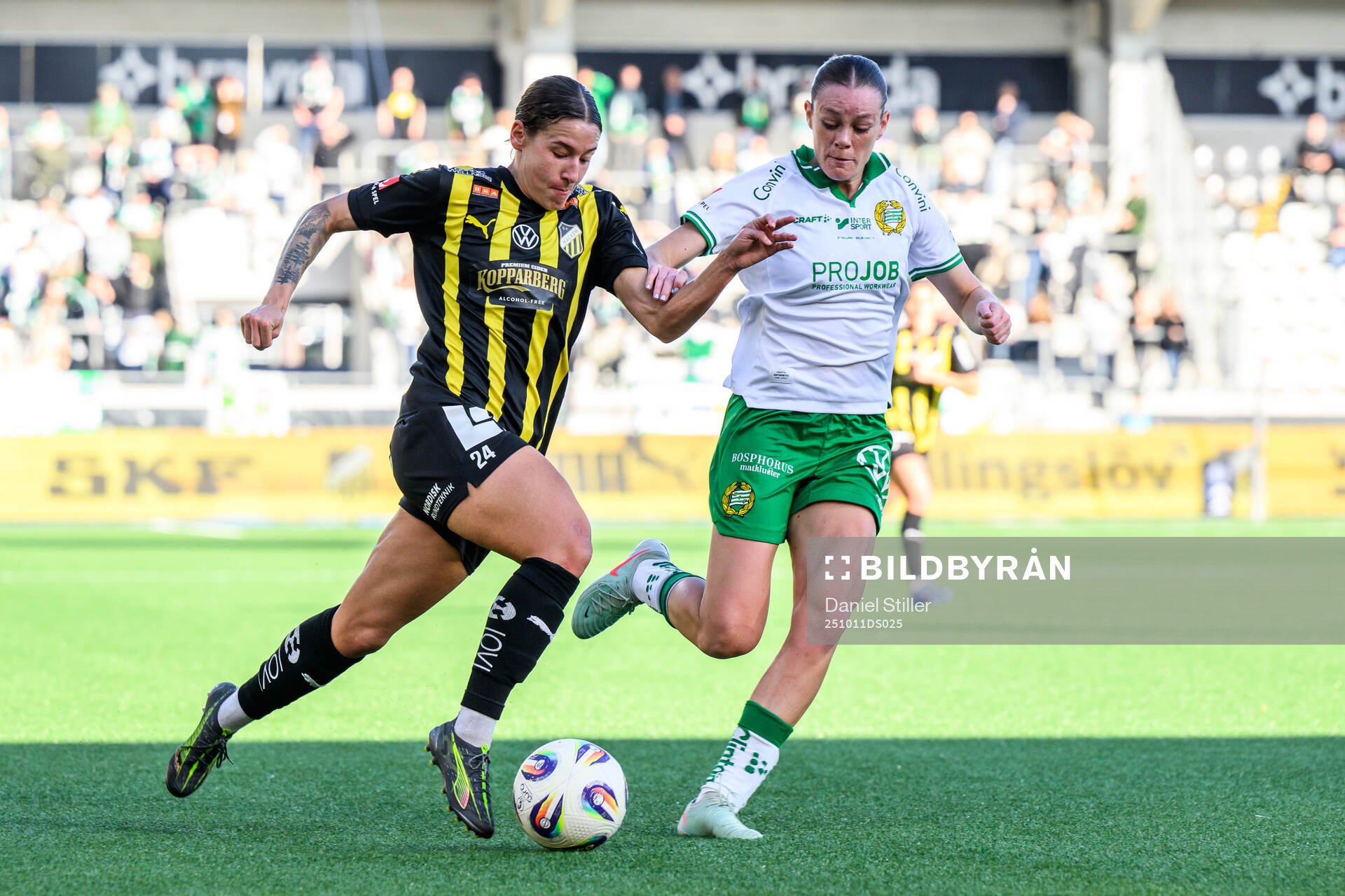 Häckens Tabby Tindell och Hammarbys Sofia Reidy