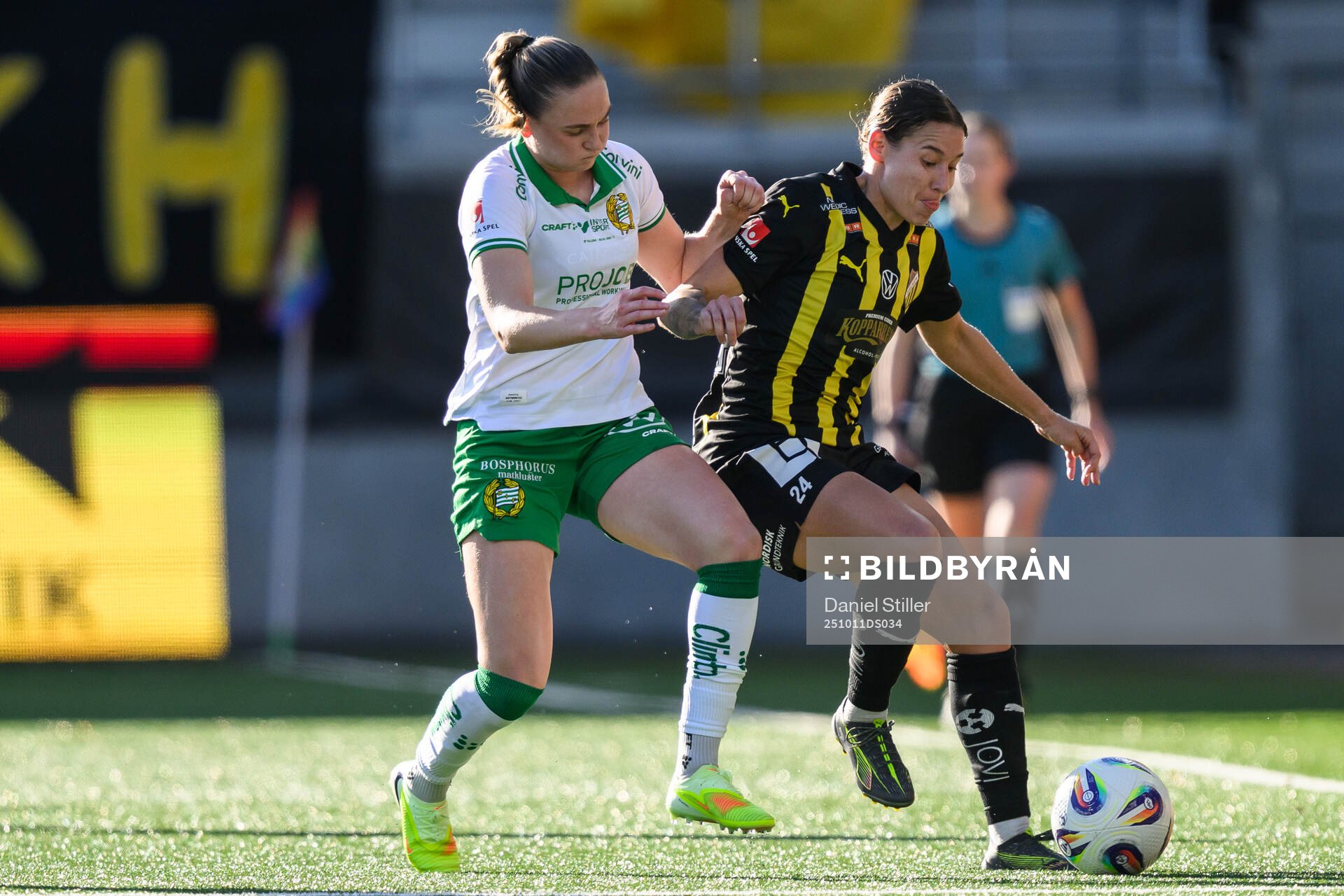 Hammarbys Vilde Hasund och Häckens Tabby Tindell