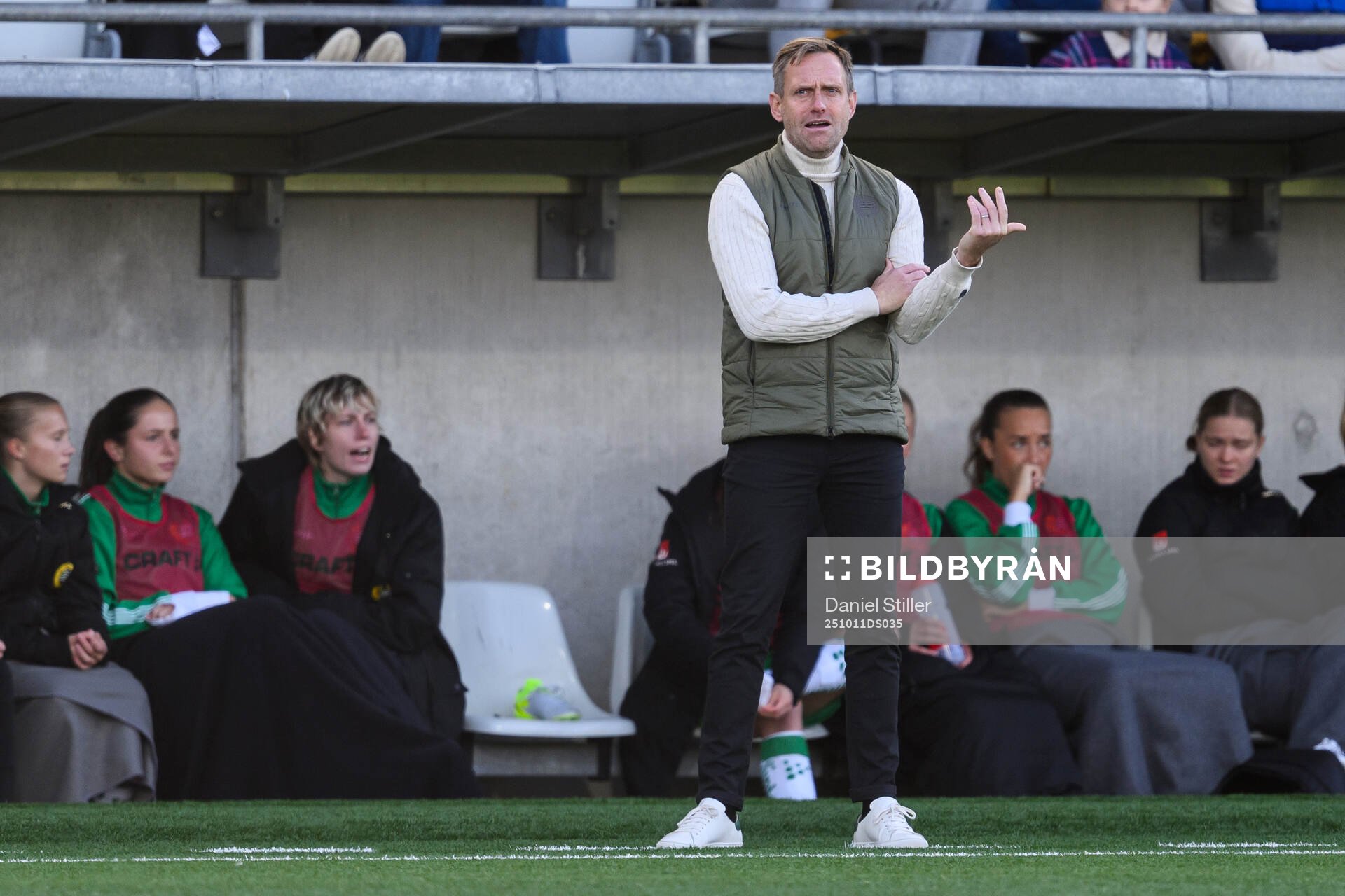 Hammarbys tränare Martin Sjögren