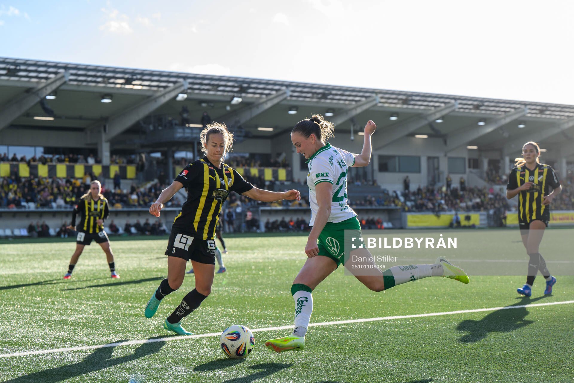 Häckens Aivi Luik och Hammarbys Vilde Hasund