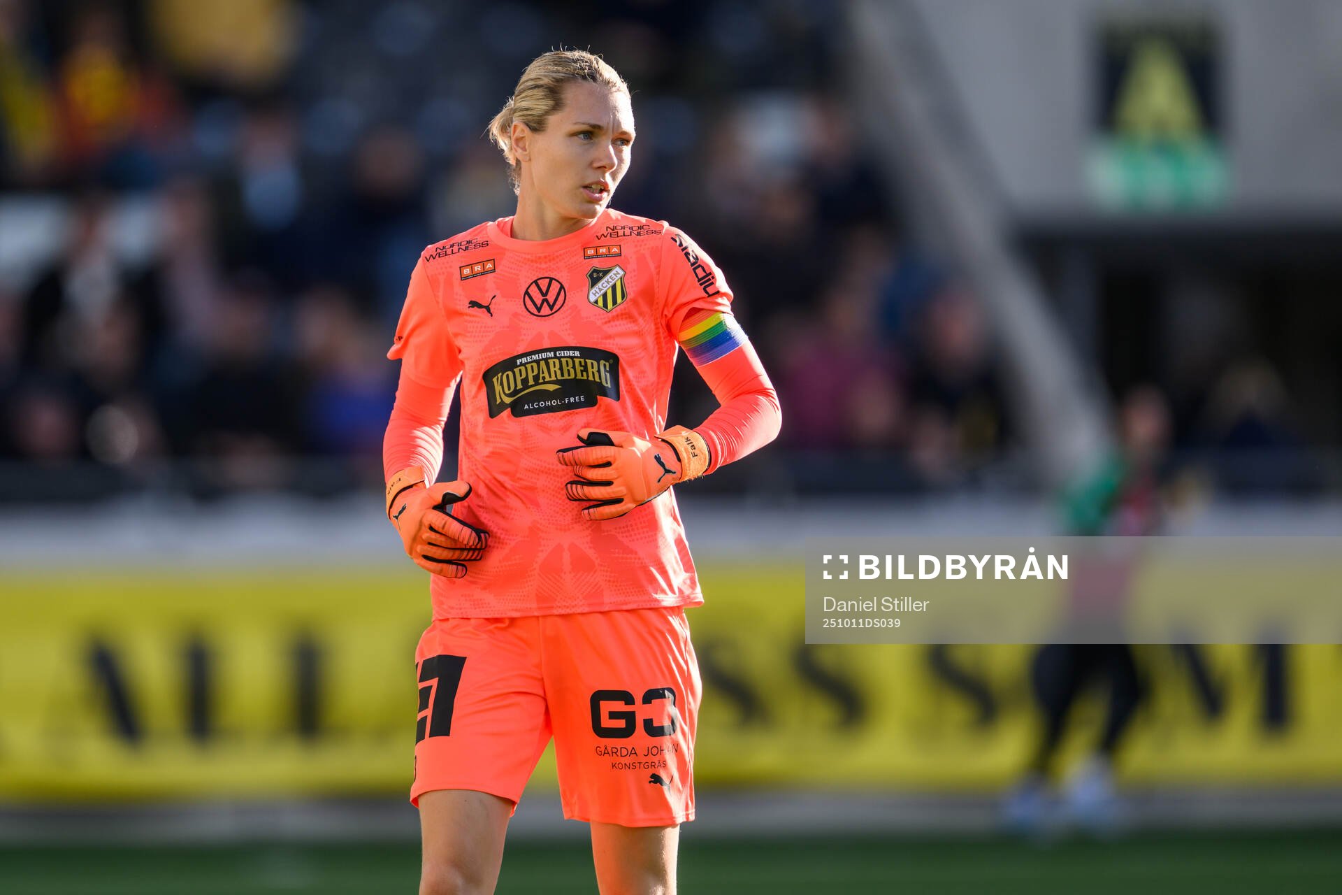 Häckens målvakt Jennifer Falk