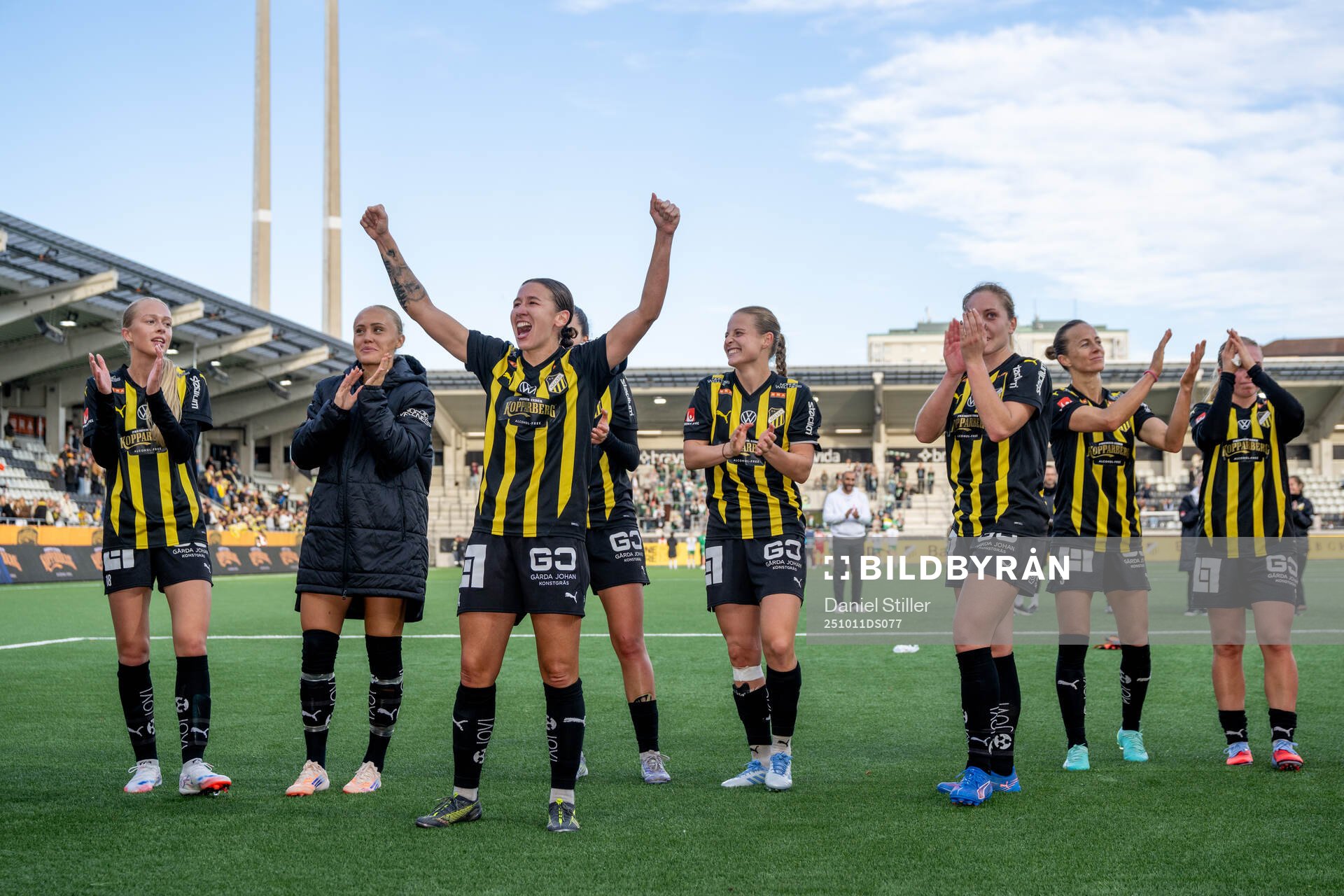 under fotbollsmatchen i Damallsvenskan mellan Häcken och