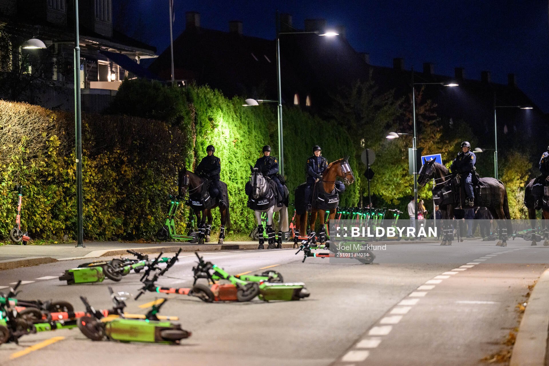 Electric scooters and police