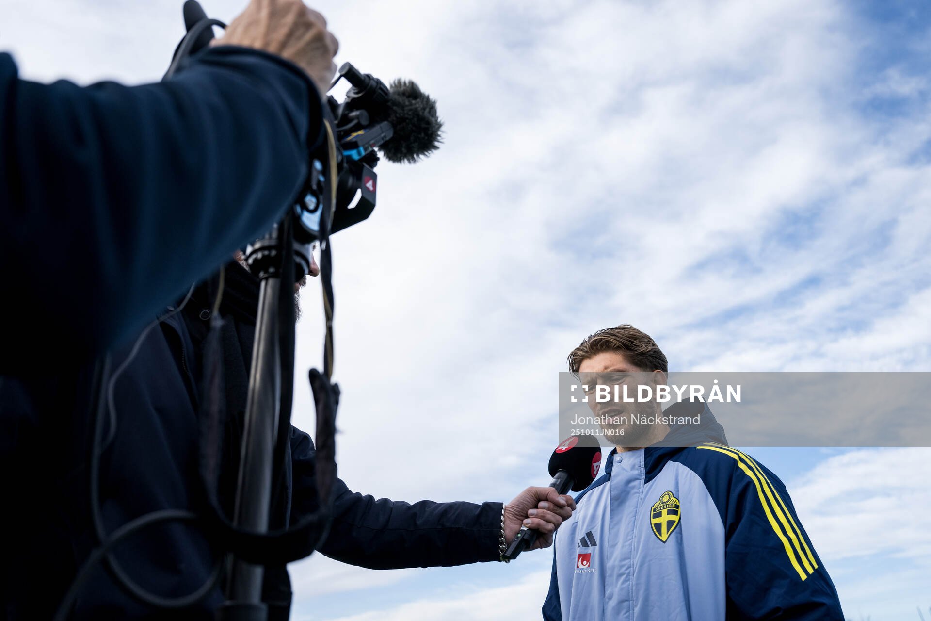Anton Salétros of the Swedish men's national football team