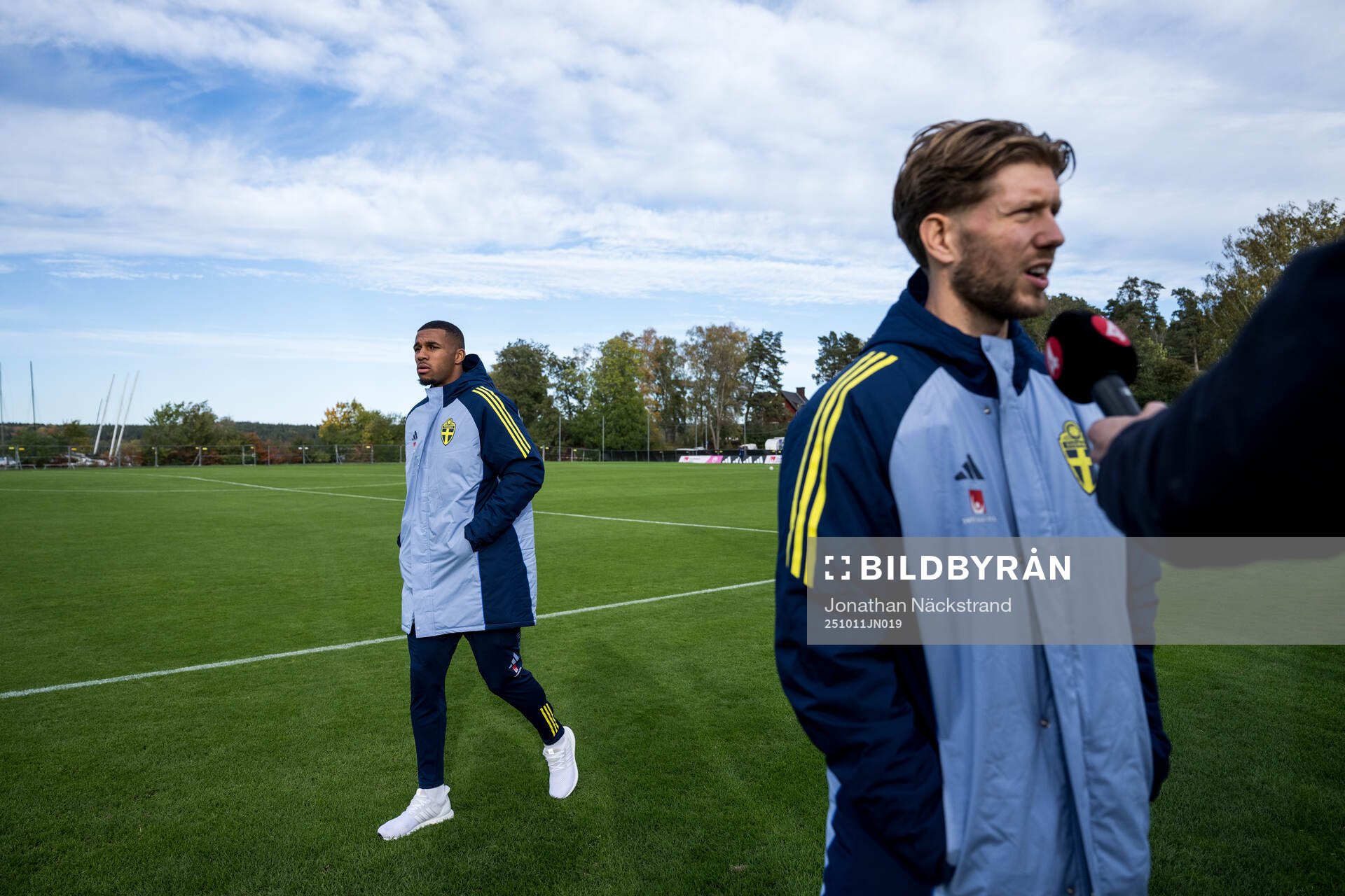 Isak Hien and Anton Salétros of the Swedish men's national