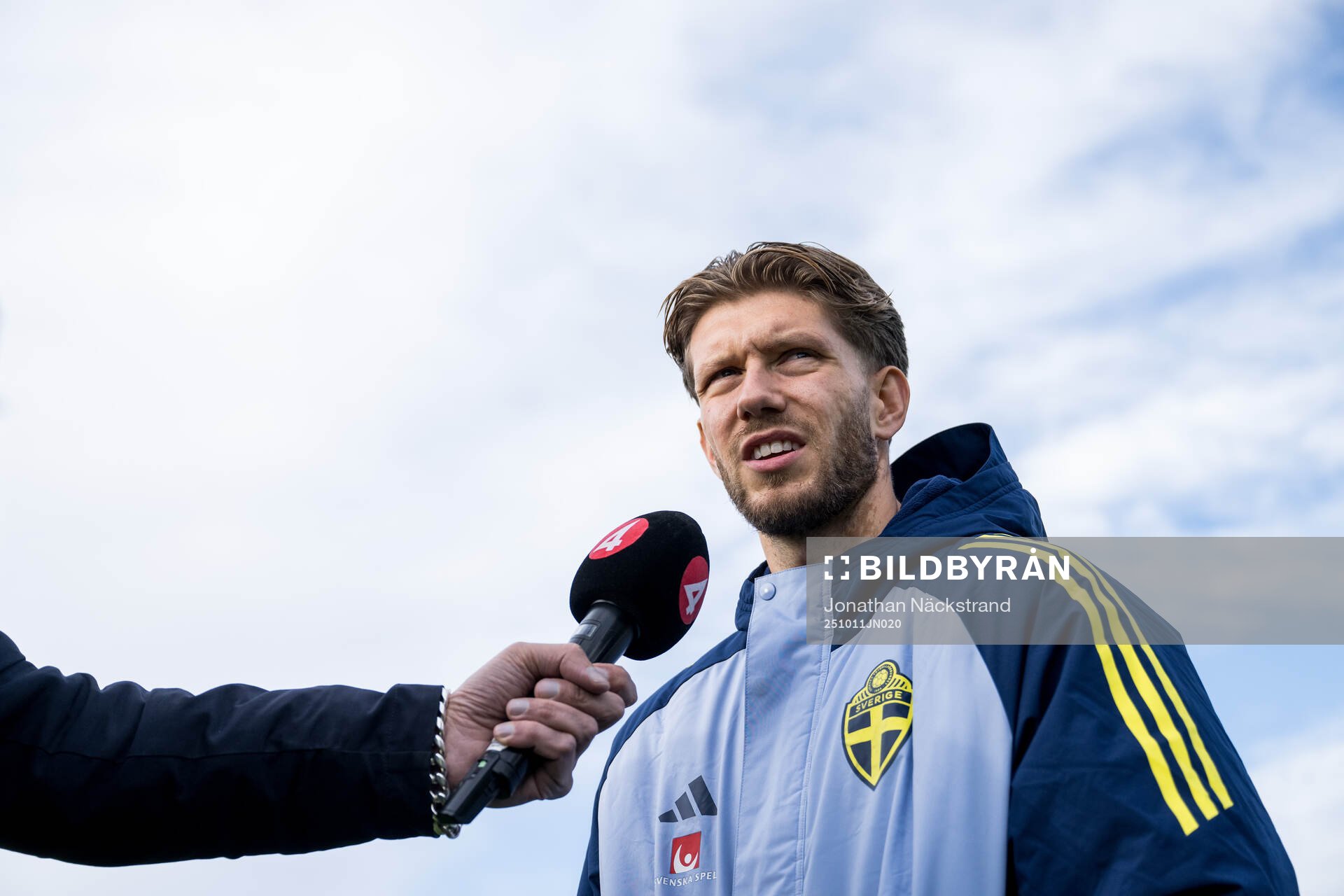 Anton Salétros of the Swedish men's national football team