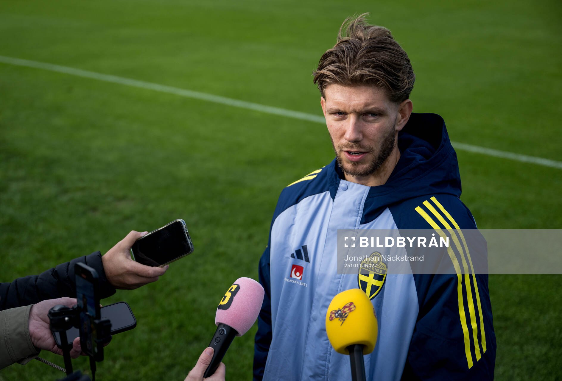 Anton Salétros of the Swedish men's national football team