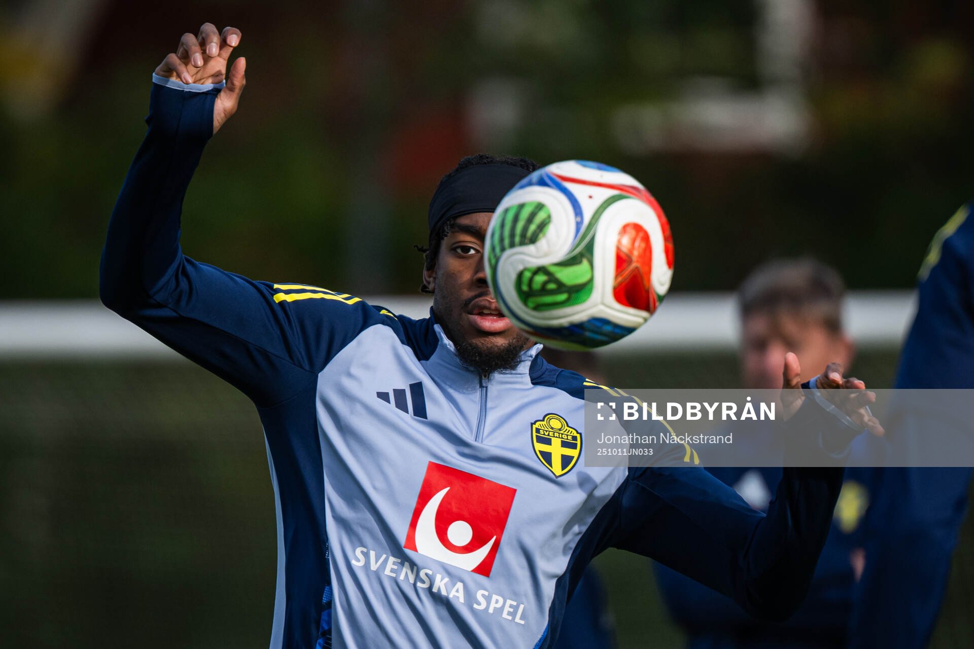 Anthony Elanga of the Swedish men's national football team