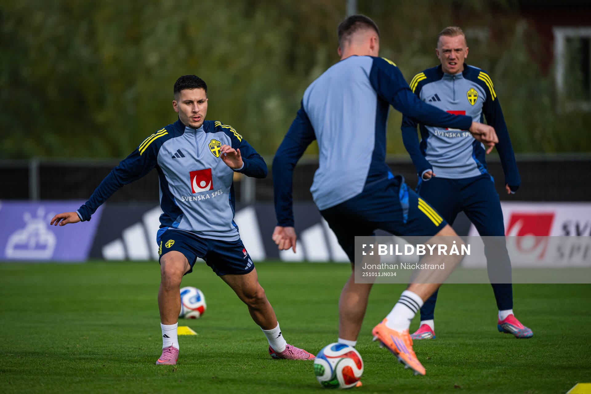 Roony Bardghji of the Swedish men's national football team