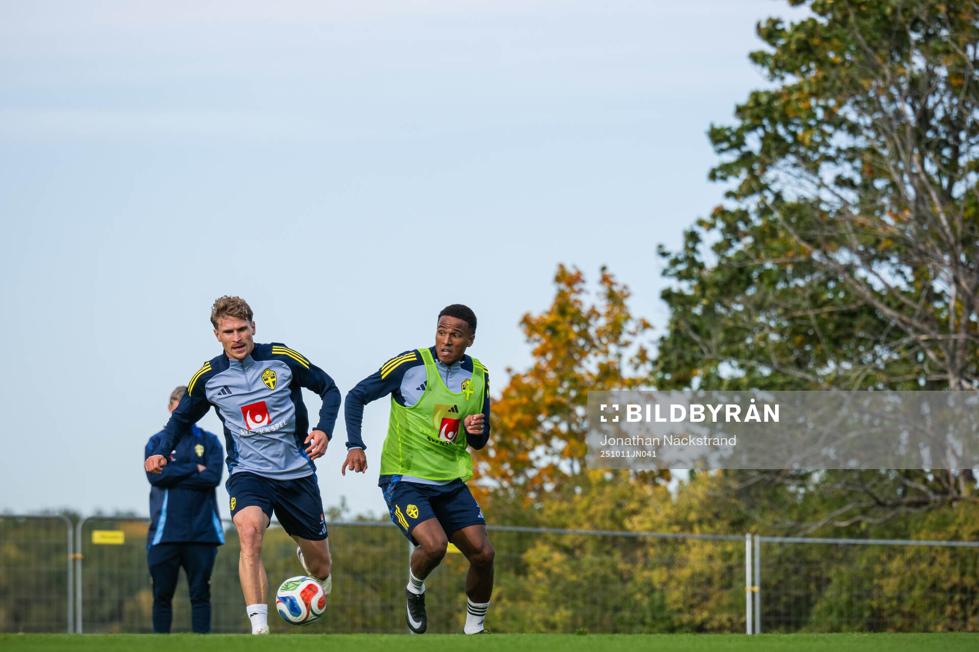 Carl Starfelt and Niclas Eliasson of the Swedish men's