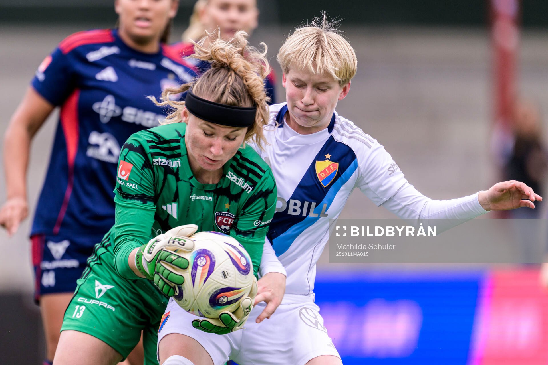 Rosengårds målvakt Samantha Leshnak Murphy och