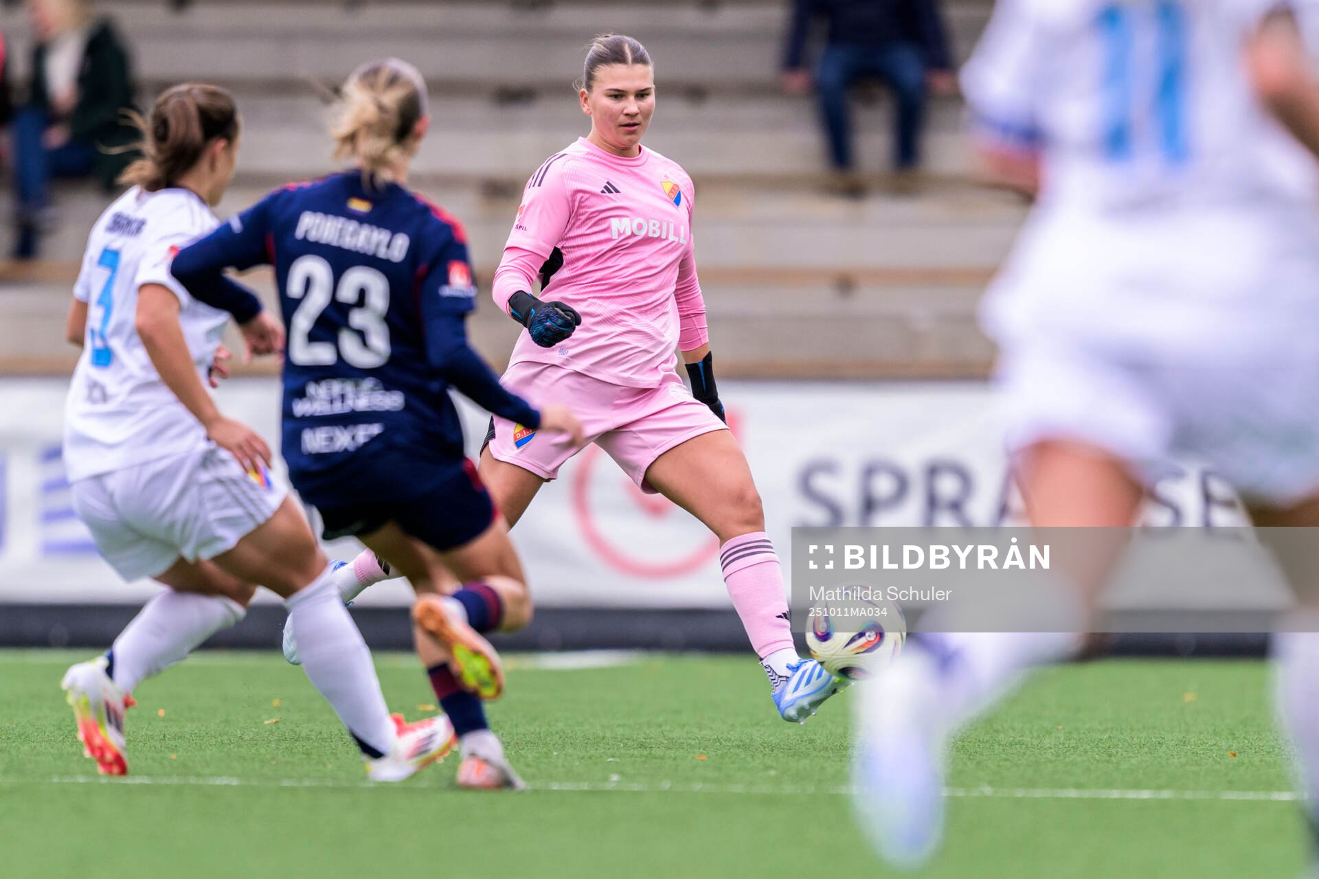 Djurgårdens målvakt Anna Aurora Koivunen