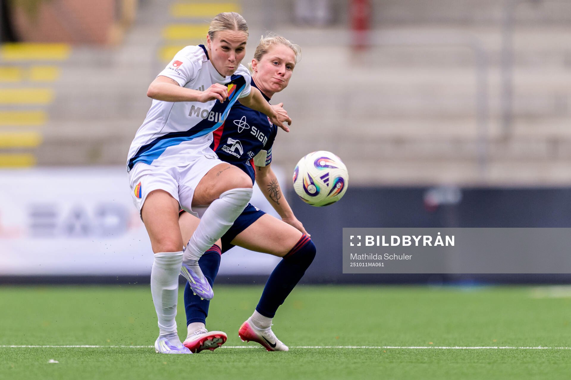 Rosengårds Emilia Larsson och Djurgårdens Nanne Ruuskanen