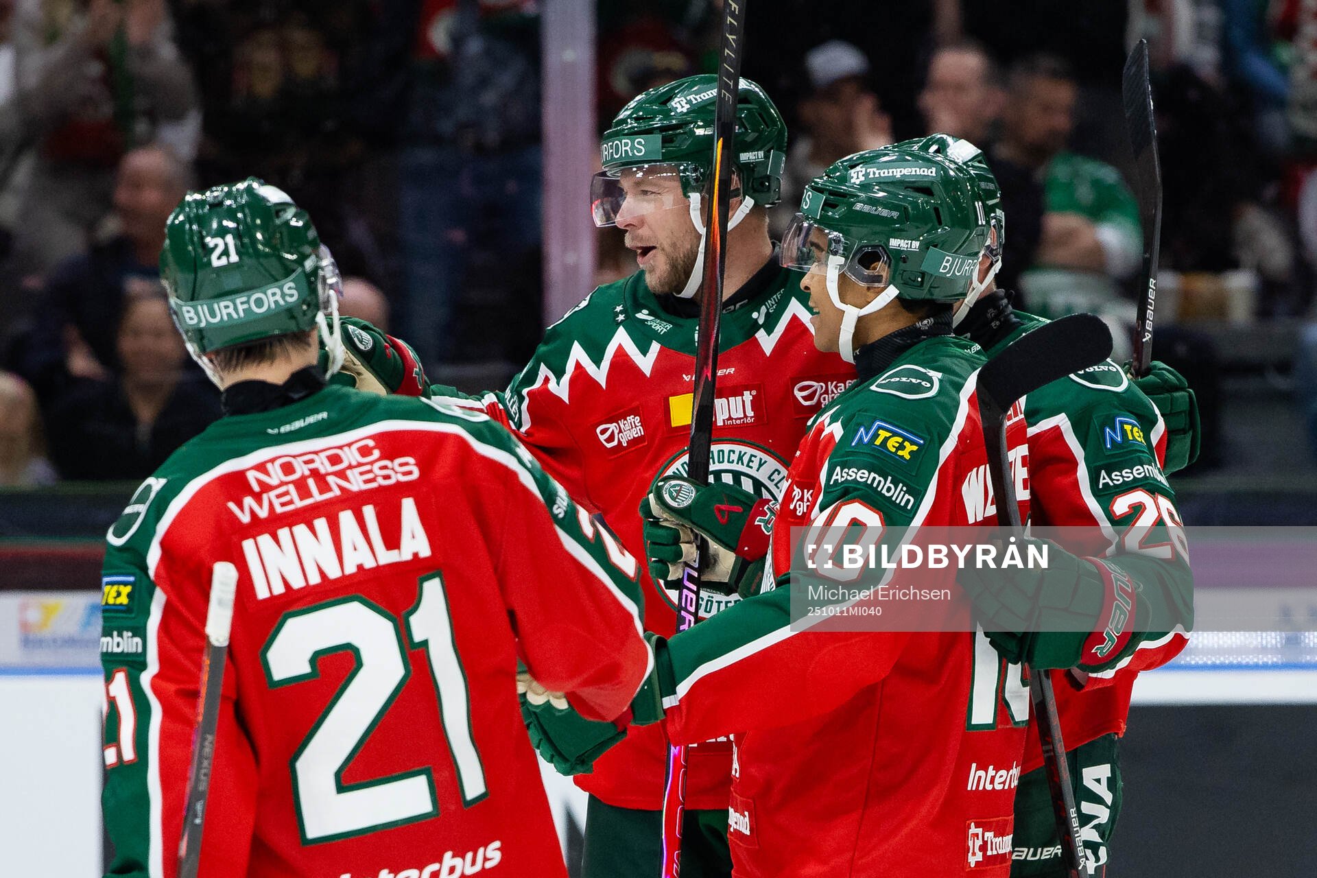 Frölundas Christian Folin jublar