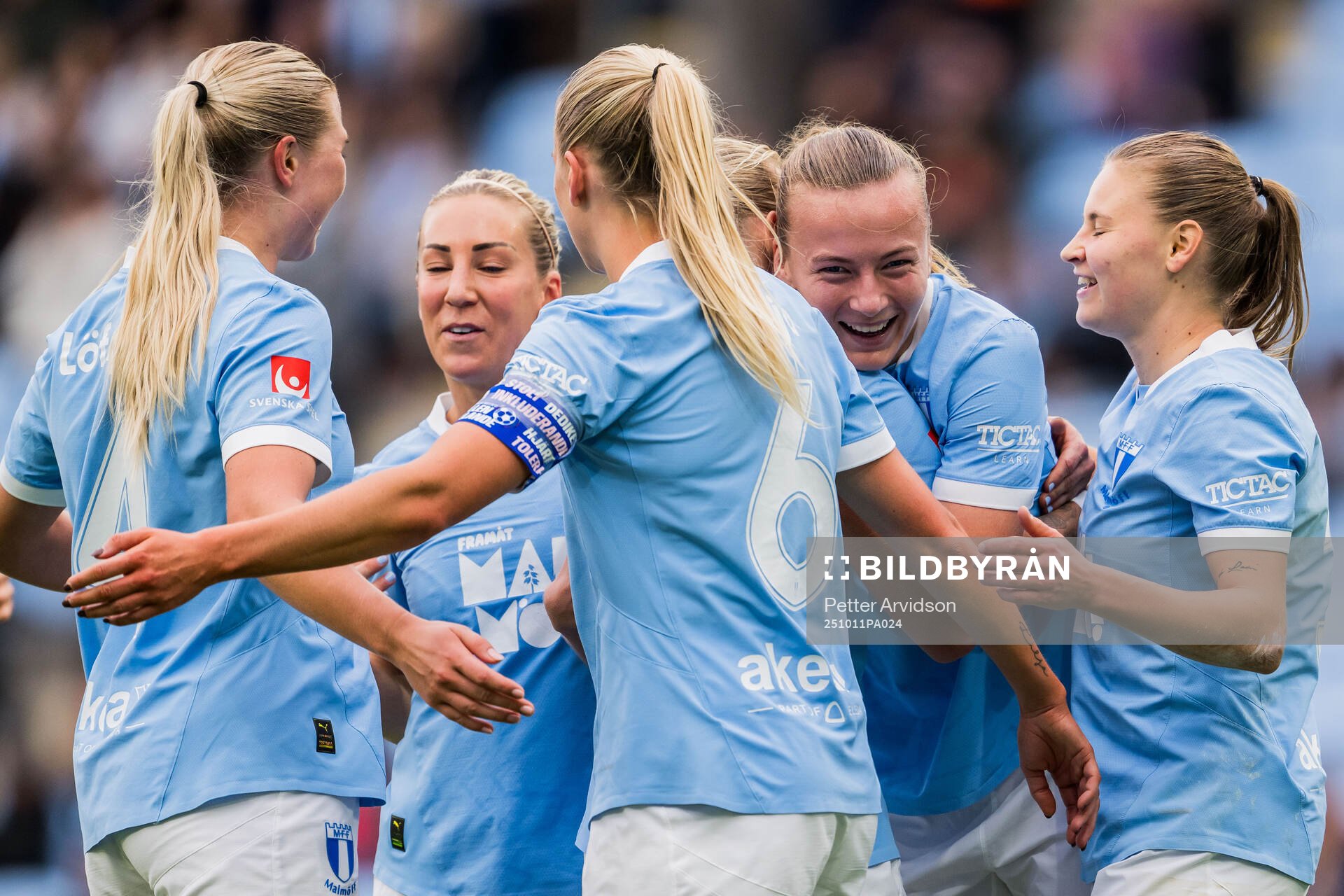 Malmö FFs Katariina Kosola jublar