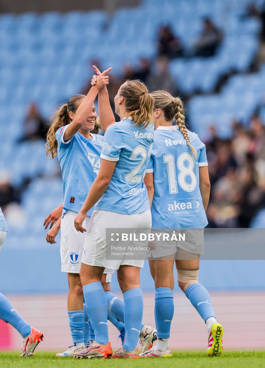 Malmö FFs Karoline Olesen och Sara Kanutte Sørensen