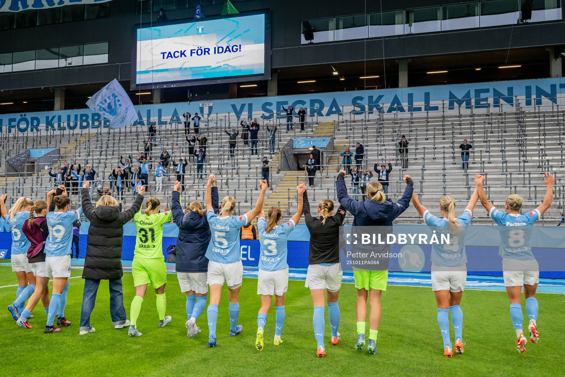 Malmö FFs spelare jublar