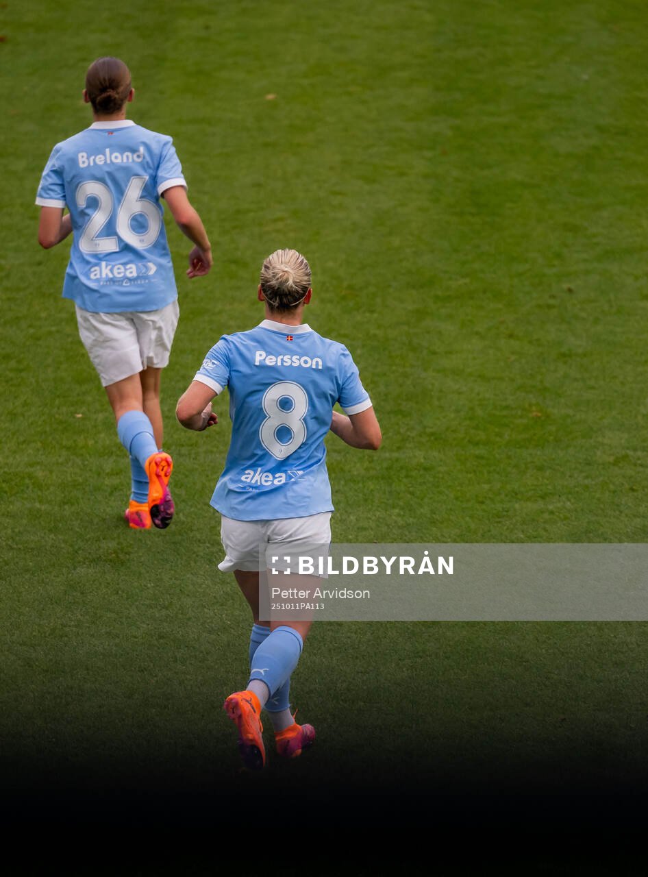 Malmö FFs Lovisa Breland och Mia Persson