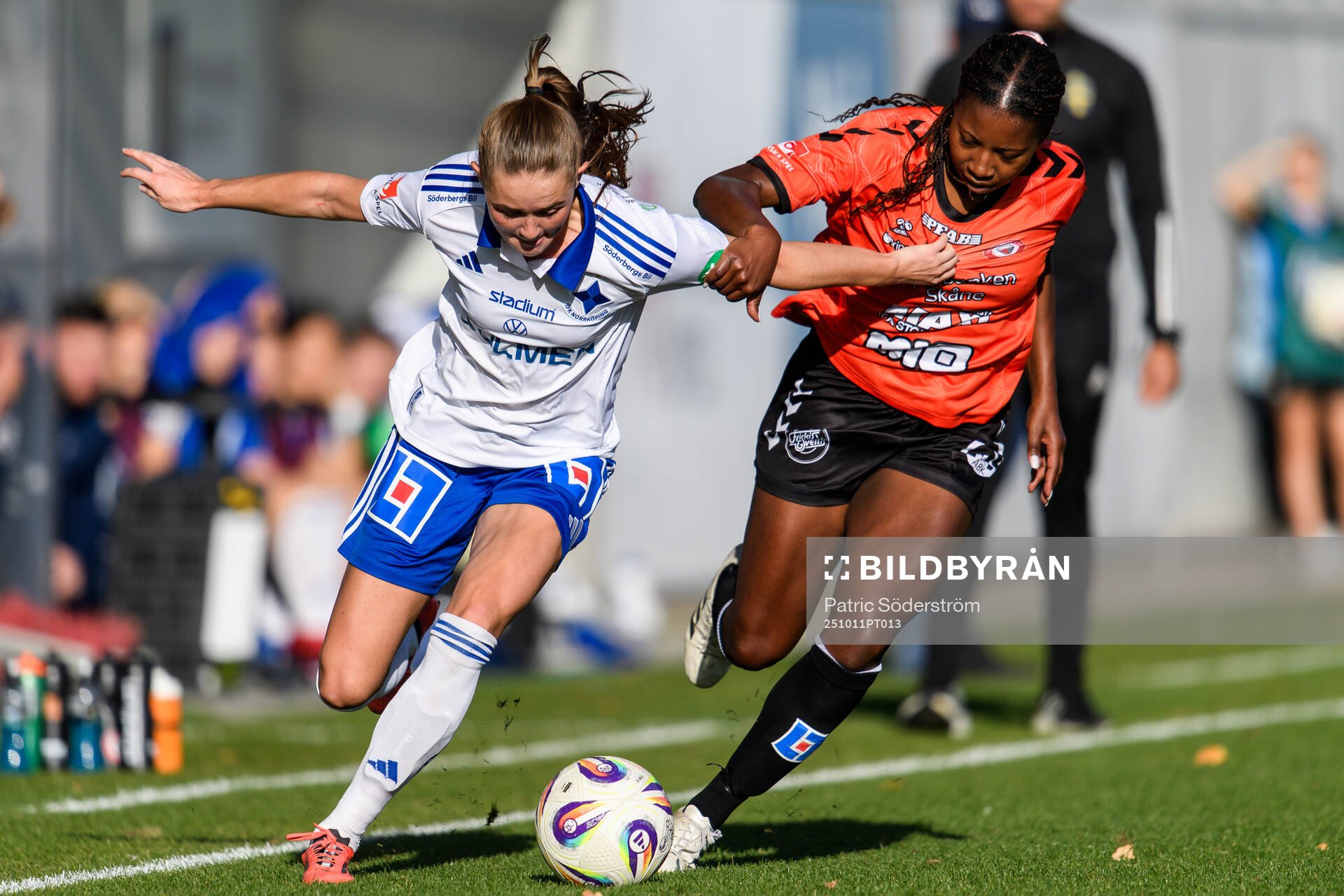 IFK Norrköpings Svea Rehnberg och Kristianstads Waniya