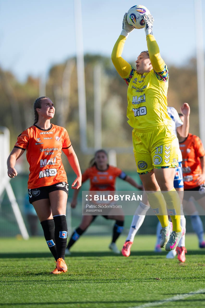 Kristianstads DFFs målvakt Moa Olsson