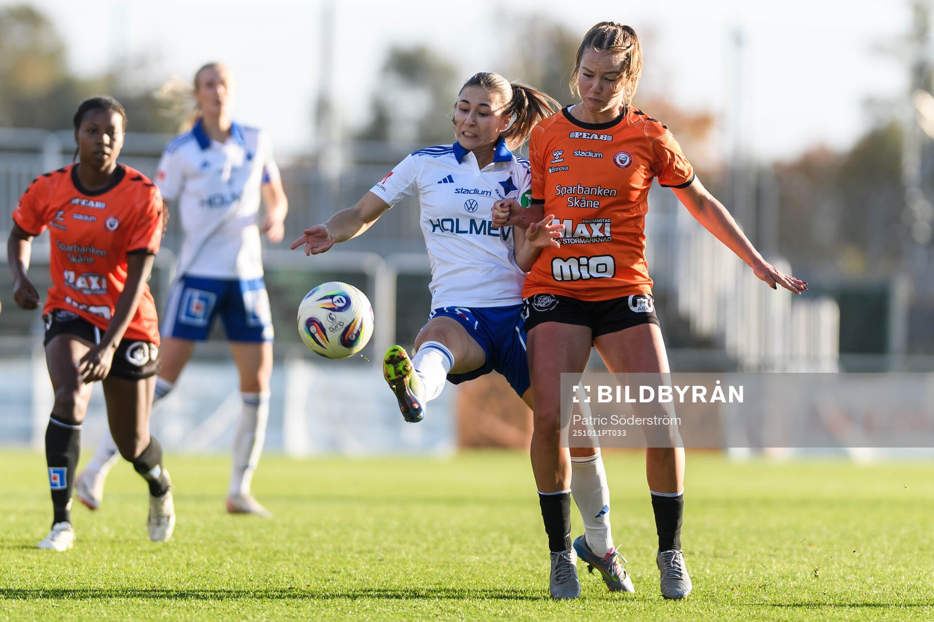 IFK Norrköpings Alexandra Hellekant och Kristianstads Amy