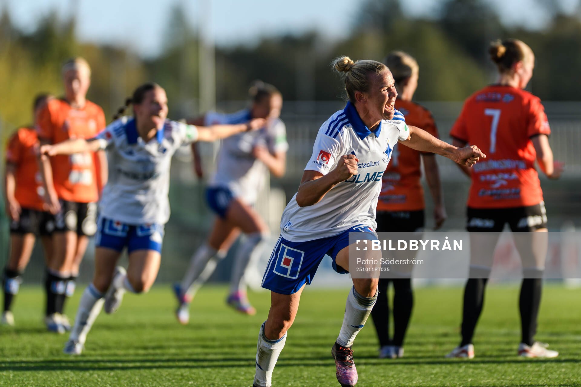 IFK Norrköpings Jessica Wik jublar