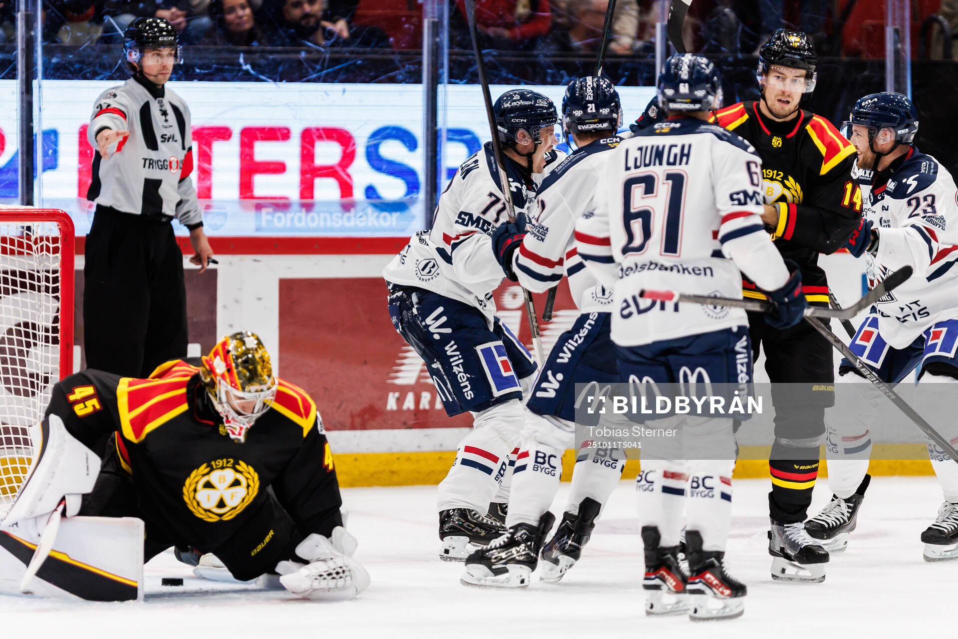 Linköpings Eskild Bakke Olsen jublar
