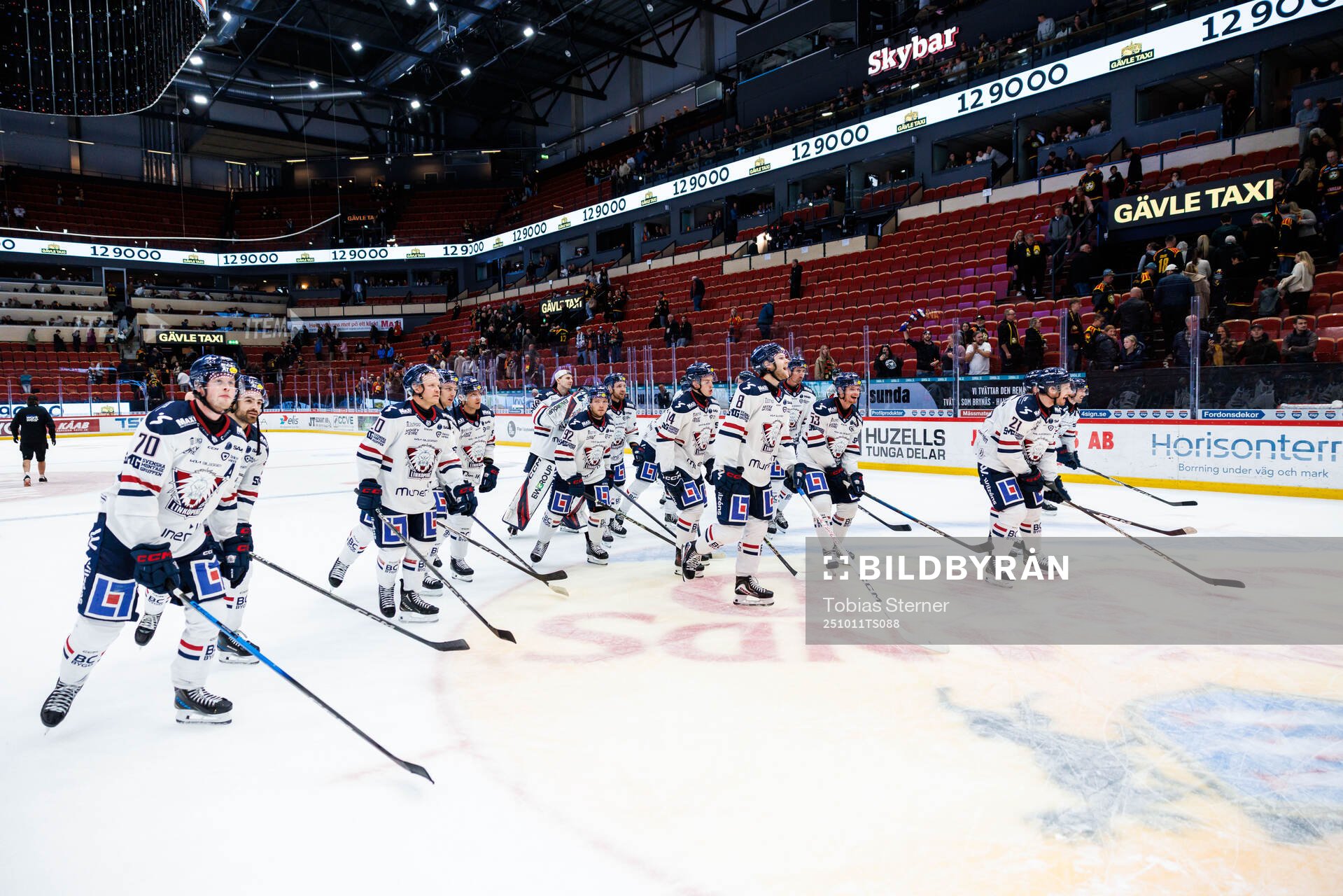 Linköpings spelare jublar