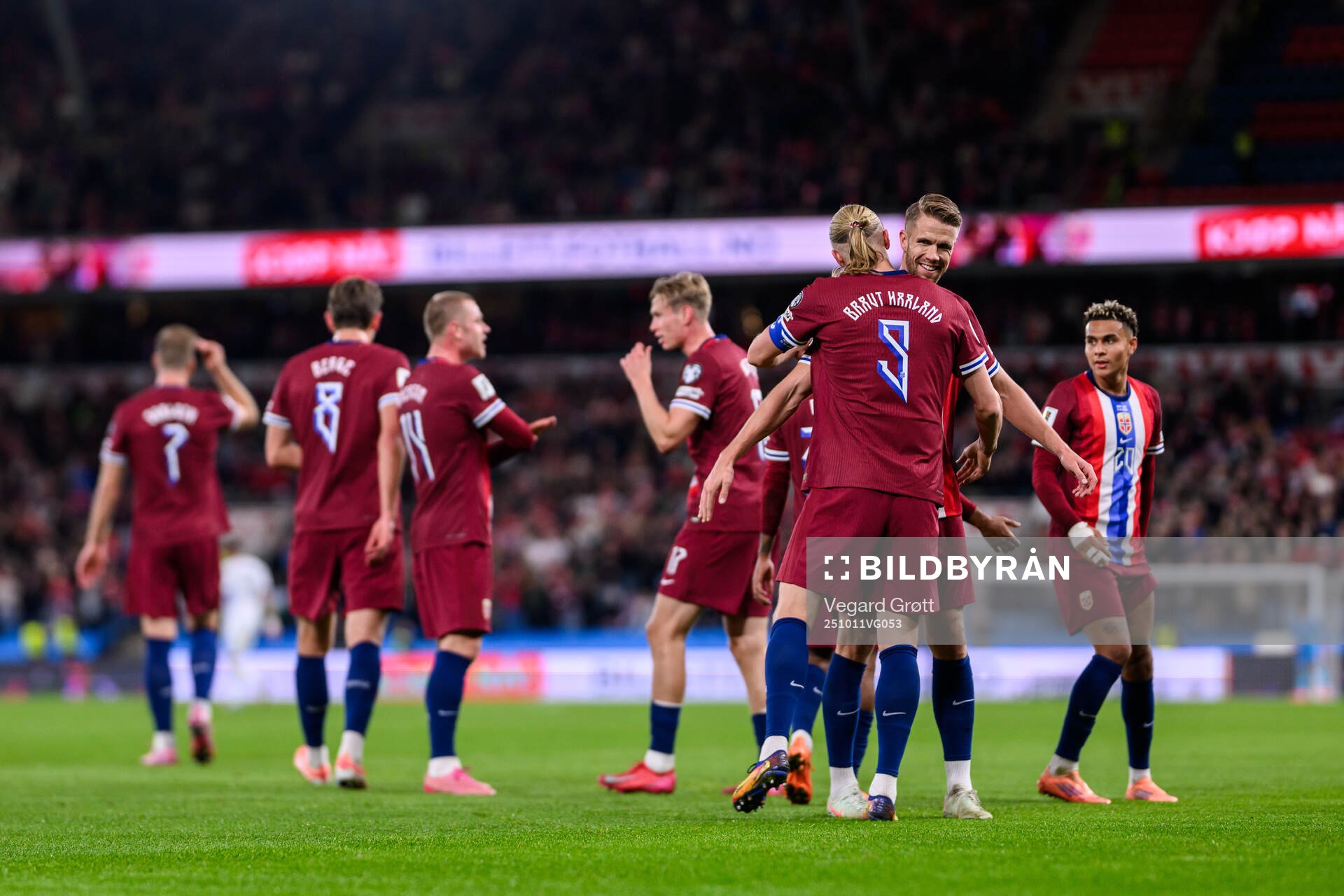 Erling Braut Haaland of Norway celebrates