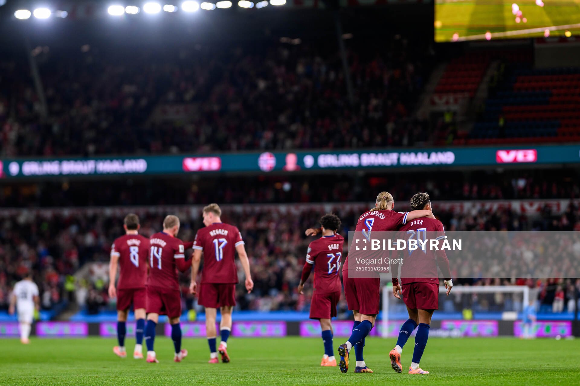 Erling Braut Haaland of Norway celebrates