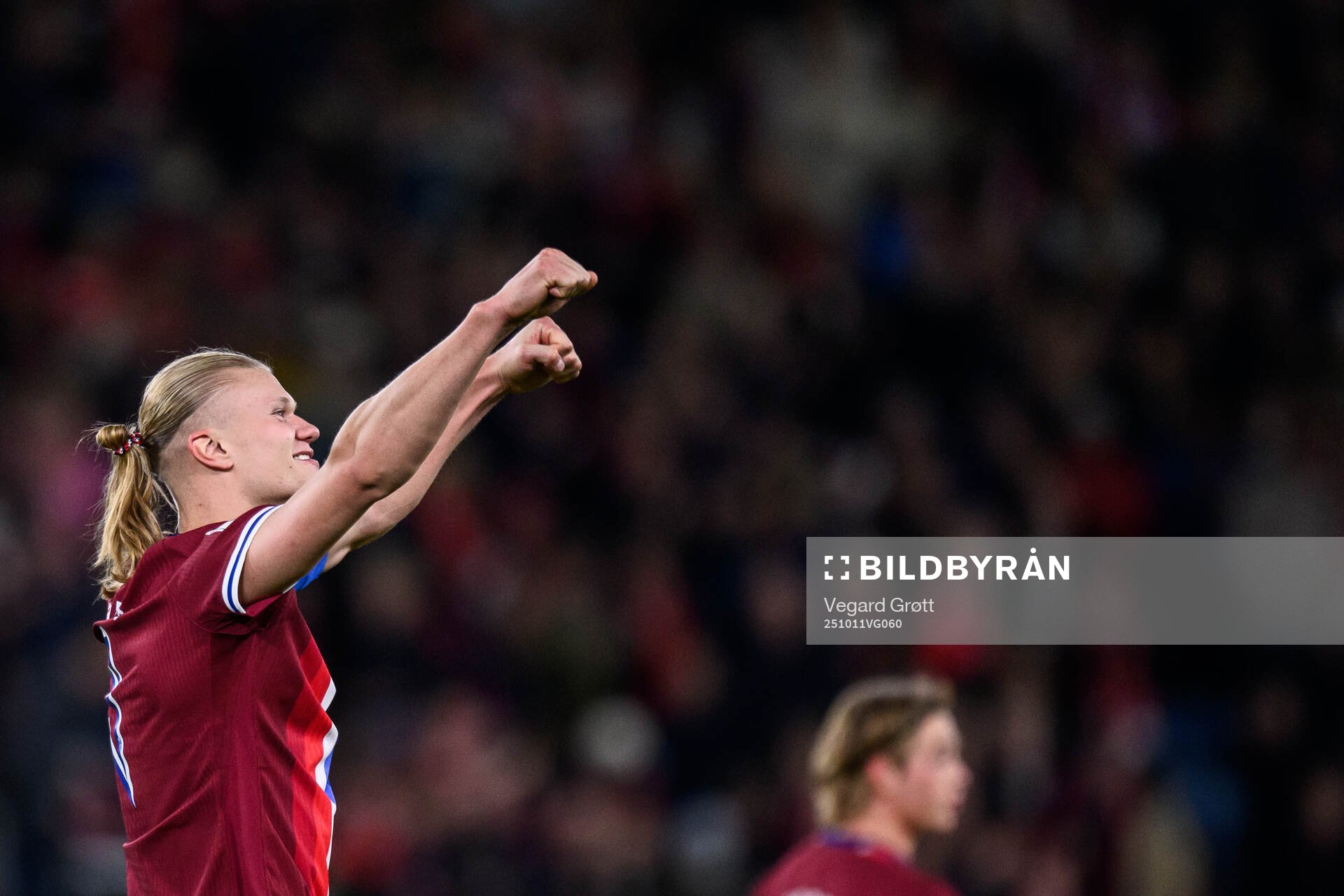 Erling Braut Haaland of Norway celebrates