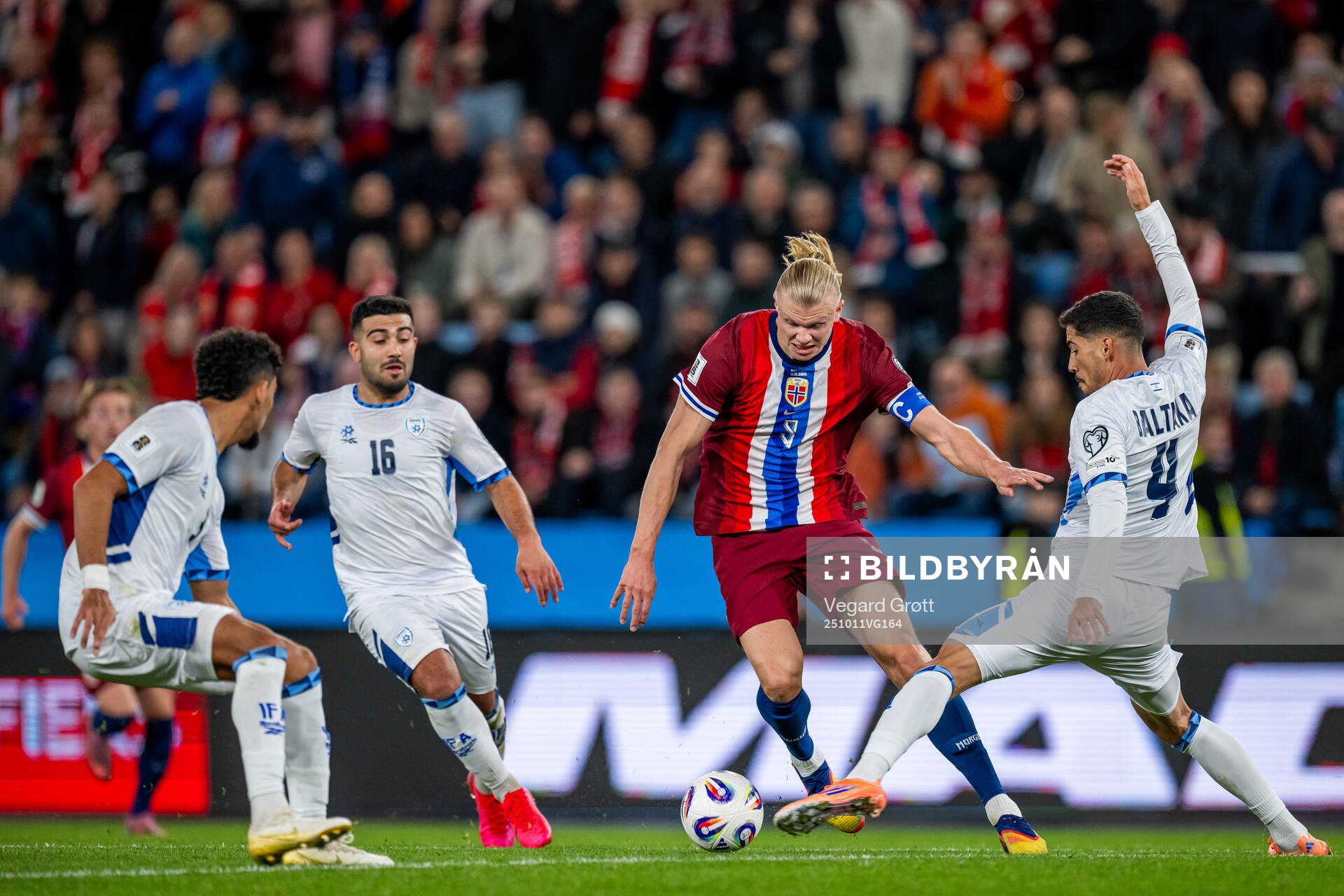 Mohammad Abu Fani of Israel, Erling Braut Haaland of